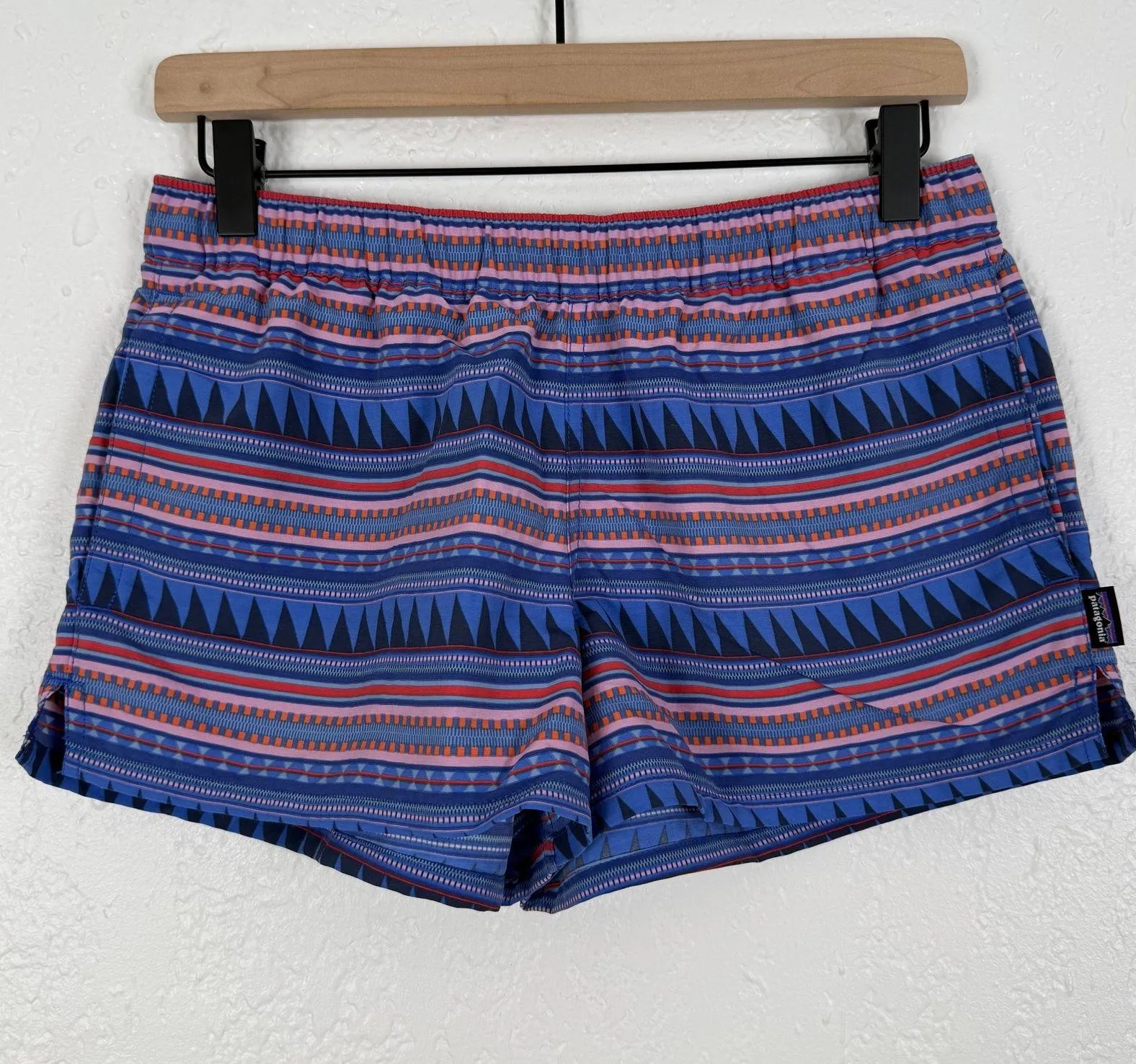 Patagonia Women's Barely Baggies Shorts Aztec Print Size Small - Image 1
