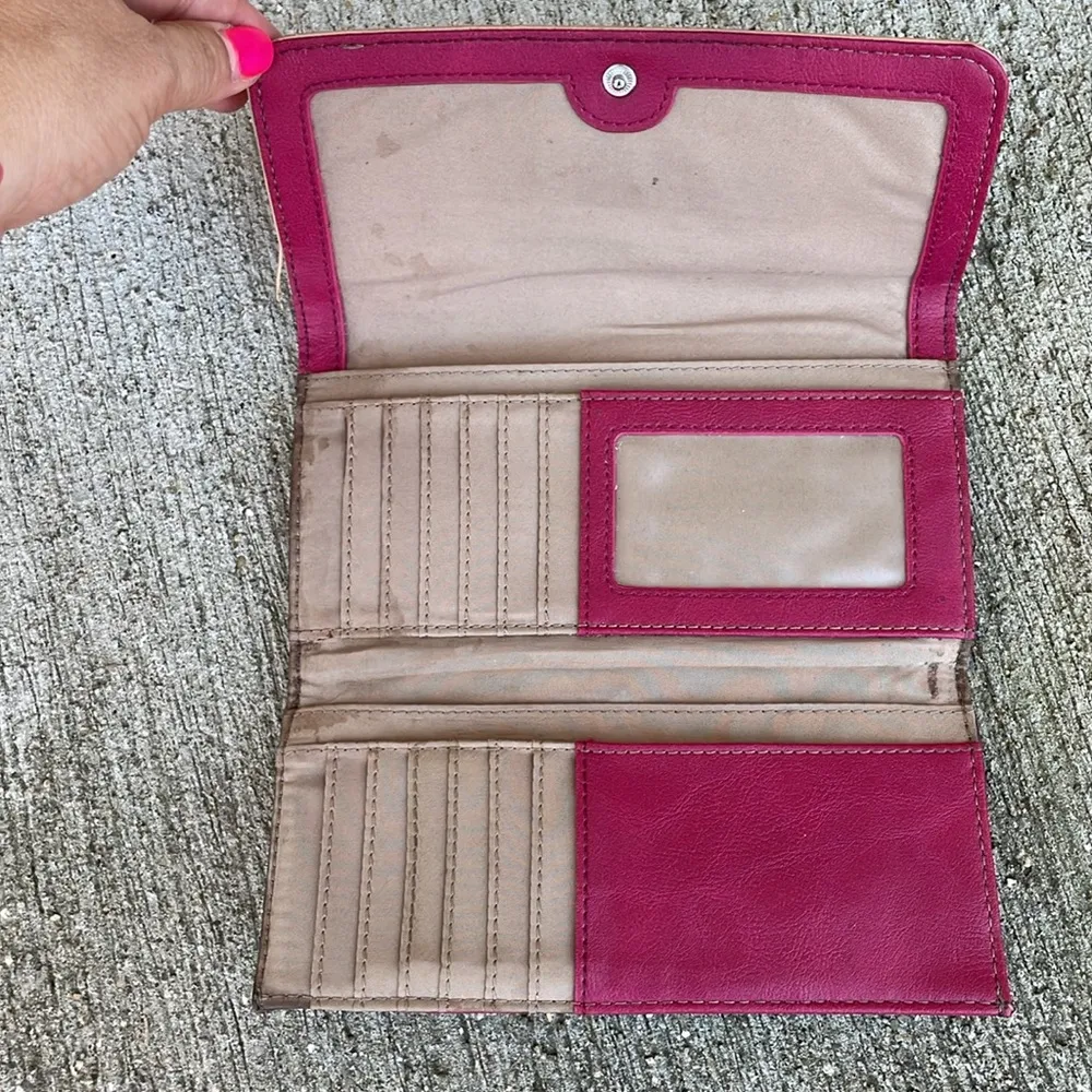 Relic Fossil Wallet Love Birds Pink Trifold Billfold - Image 4