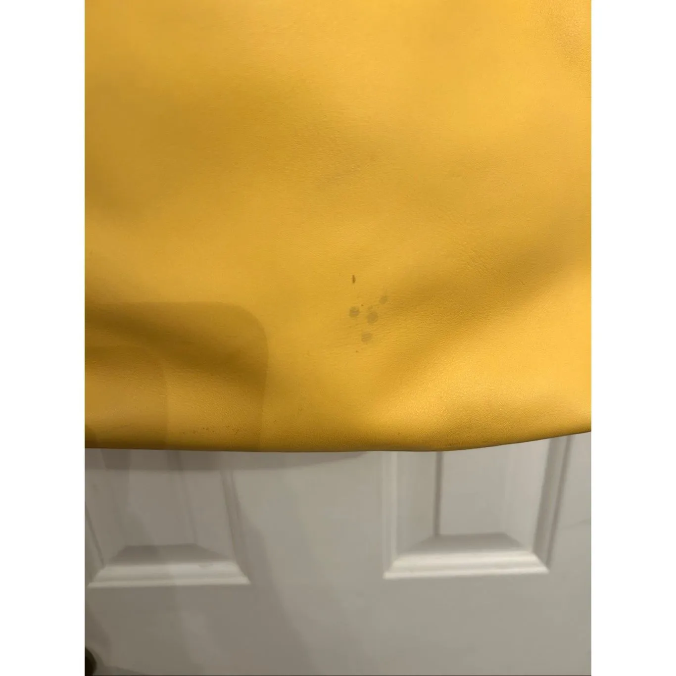 Coach F30904 Sarah Hobo Shoulder Bag Leather SV/Canary rare find boho - Image 3