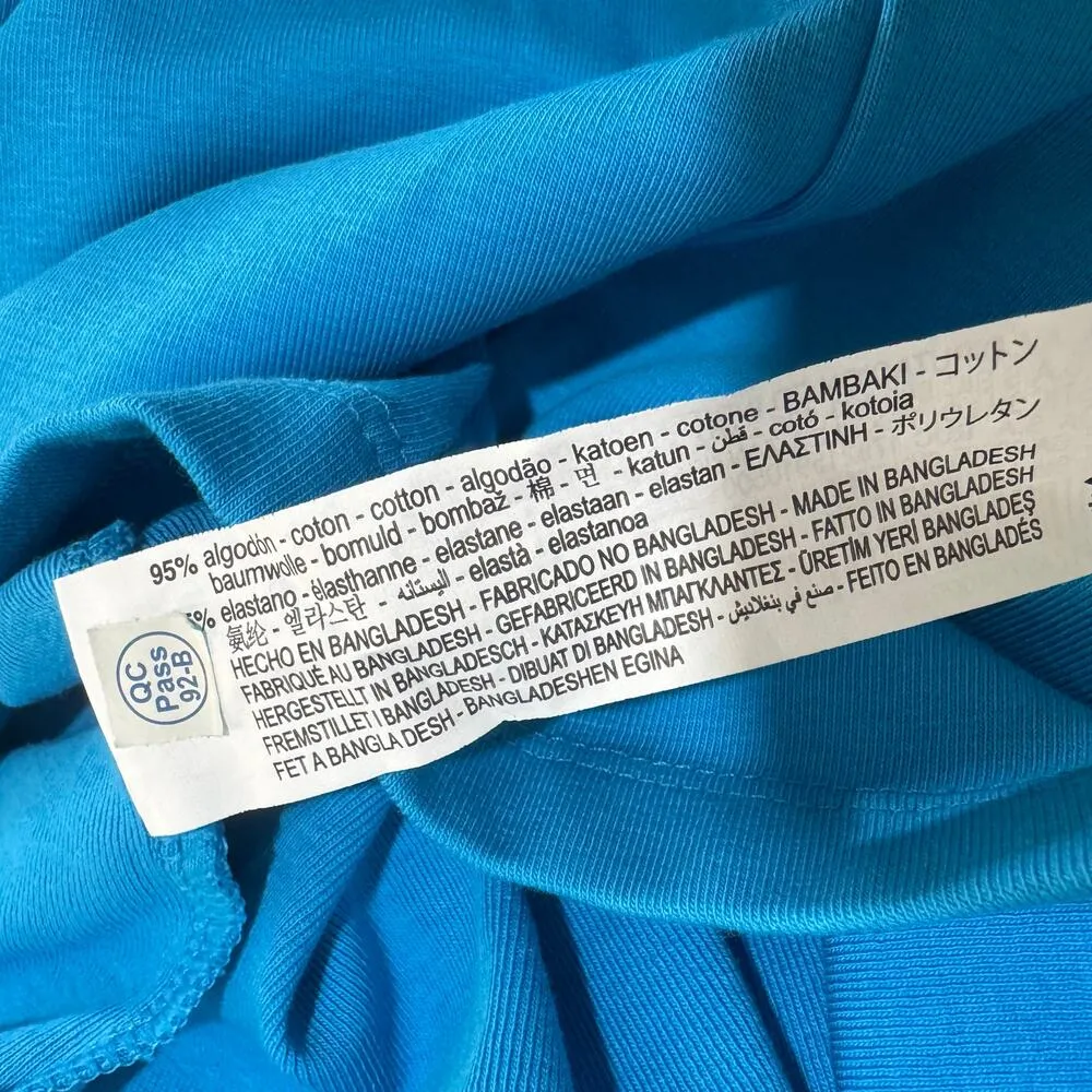 Zara Blue Sleeveless Mini Bodycon Dress Size Small - Image 7