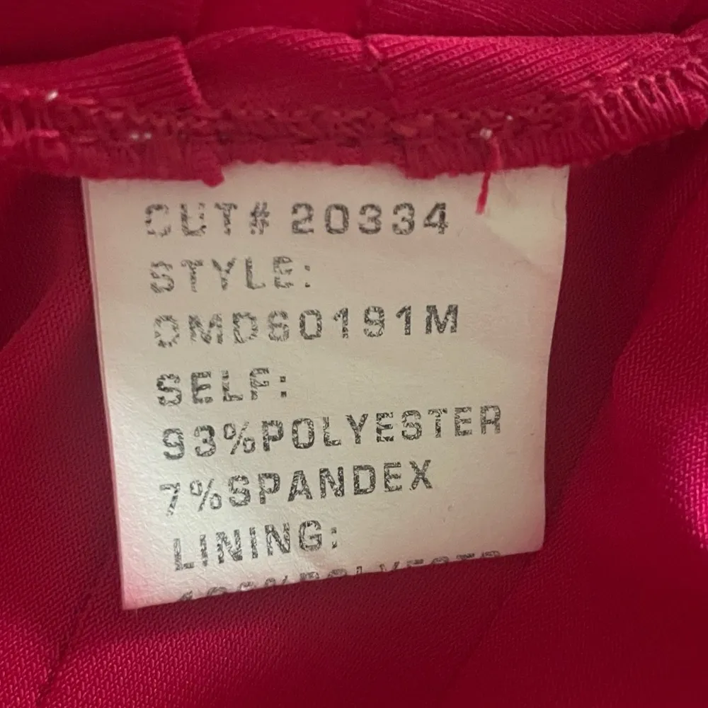 Tadashi Collection Hot Pink Banded Bodycon Cocktail Dress Size Small - Image 7