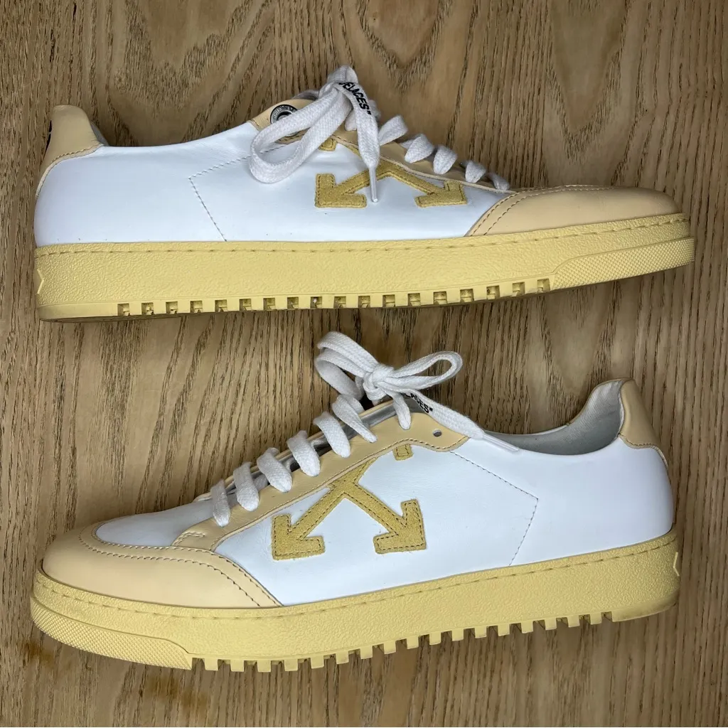 Off-White Women’s Arrow 2.0 White Cream Sneakers Casual Shoes Size 41 / US 11 - Image 8
