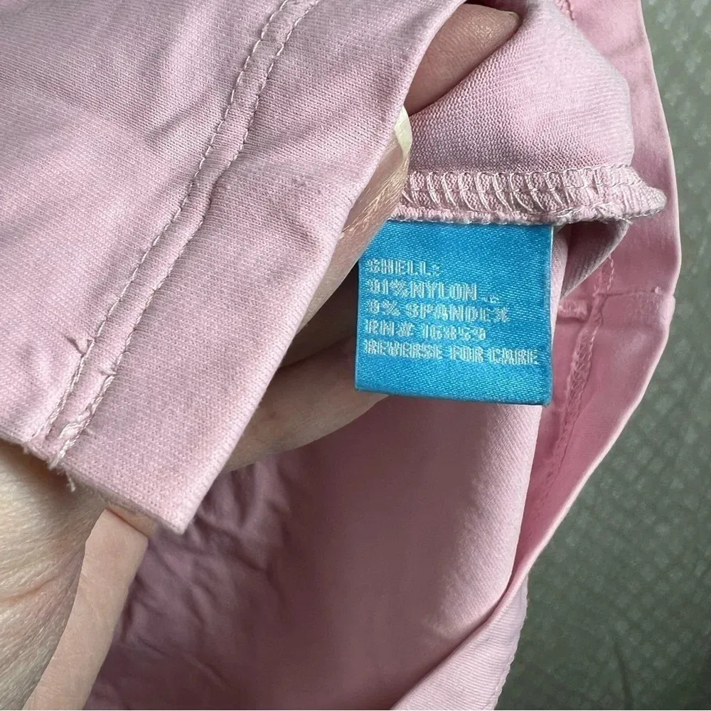 J. McLaughlin  Pink Nylon Roll Tab Sleeve Top‎ - Image 5