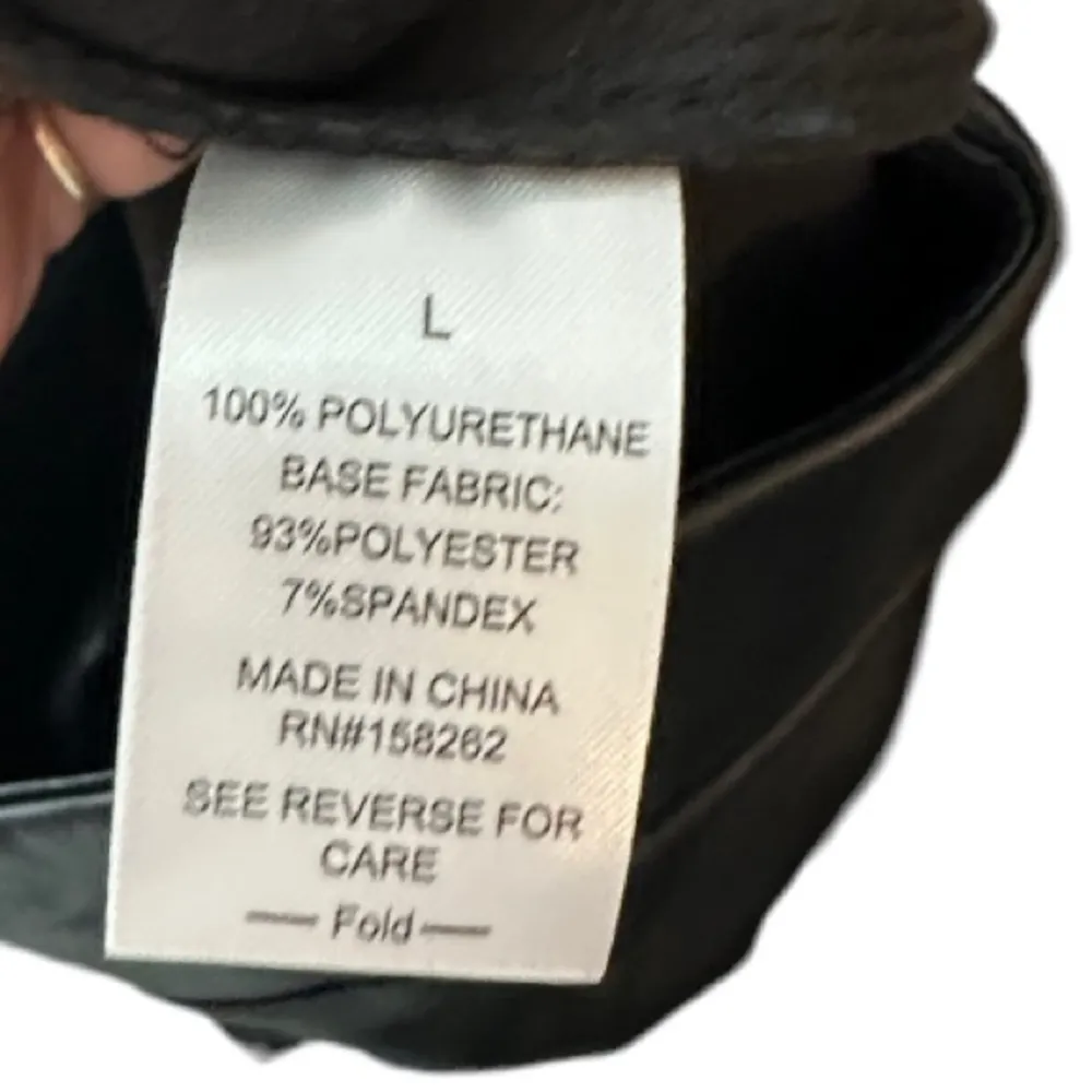 Altar'd State Black Vegan Leather‎ Pants - Image 7