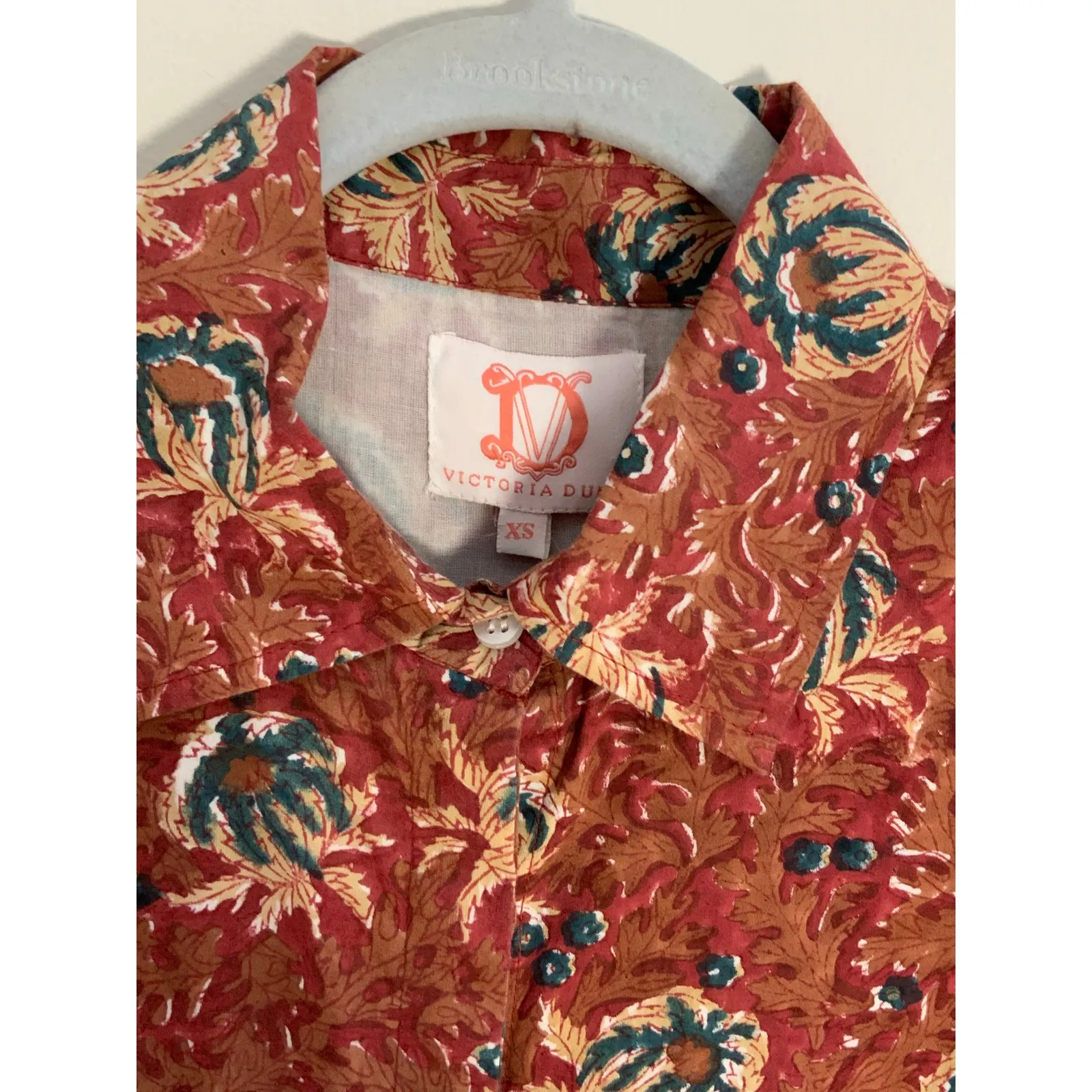 Victoria Dunn Fall Maxi dress size xs‎ Orange - Image 2