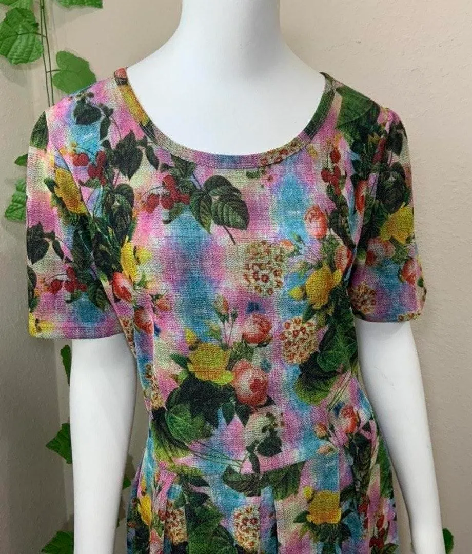 Amelia Sunrise Sunset Floral Stretch Dress - Image 6