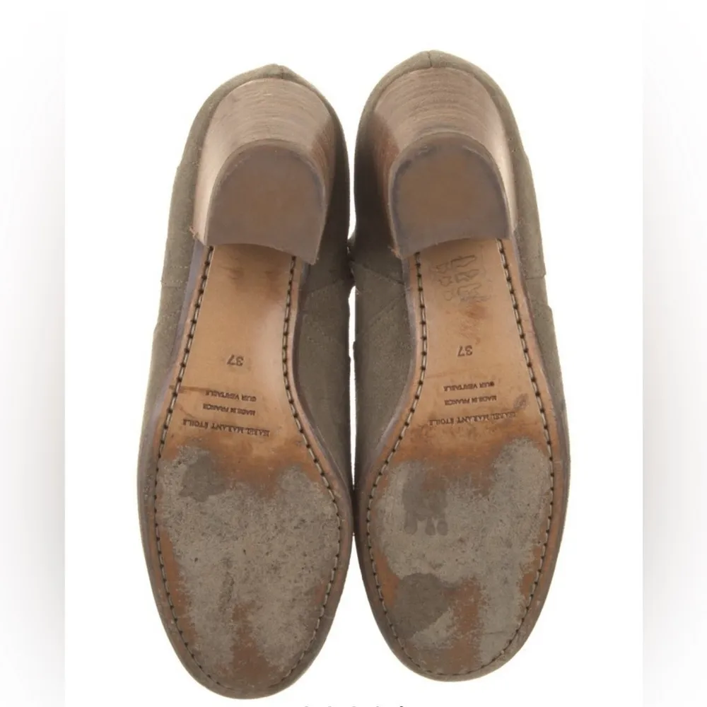 Isabel Marant Tan Dicker Suede Low western Cowboy Boots sz FR 37 - Image 5