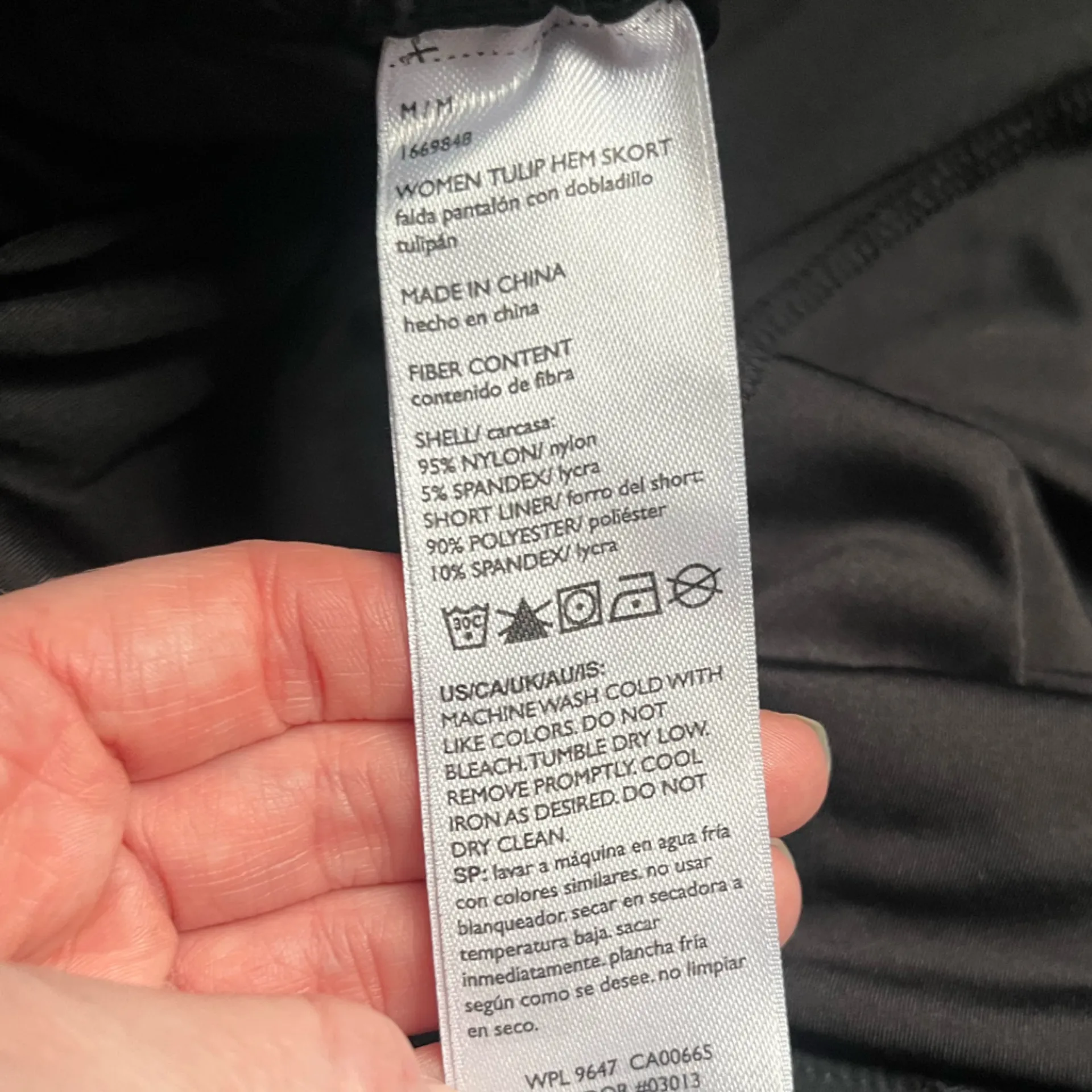 Eddie Bauer  Black Active Short Drawstring Elastic Waist Tennis Running Skort M - Image 8