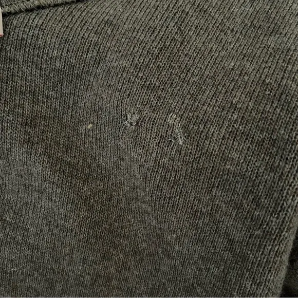 VINTAGE Wool Blend Cape Hood Black Taupe Made in Italy One Size Size undefined - Image 6