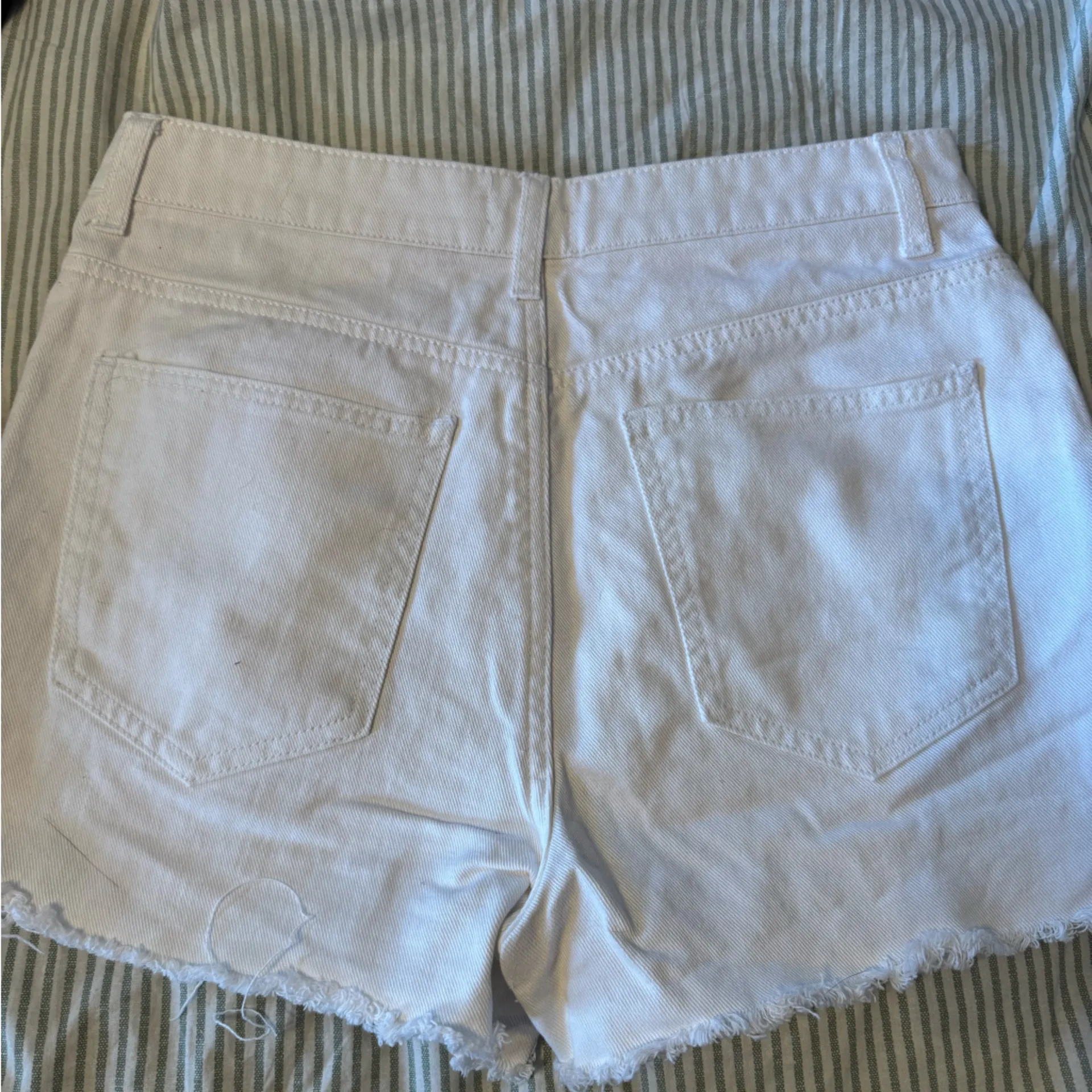Harper Women's Cream Jean Shorts - Image 3