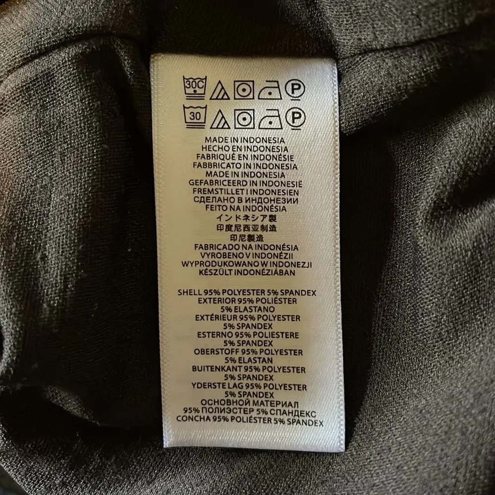 Michael Michael Kors Brown Tweed Pencil Skirt Goldtone Zippered Pockets 10 - Image 14