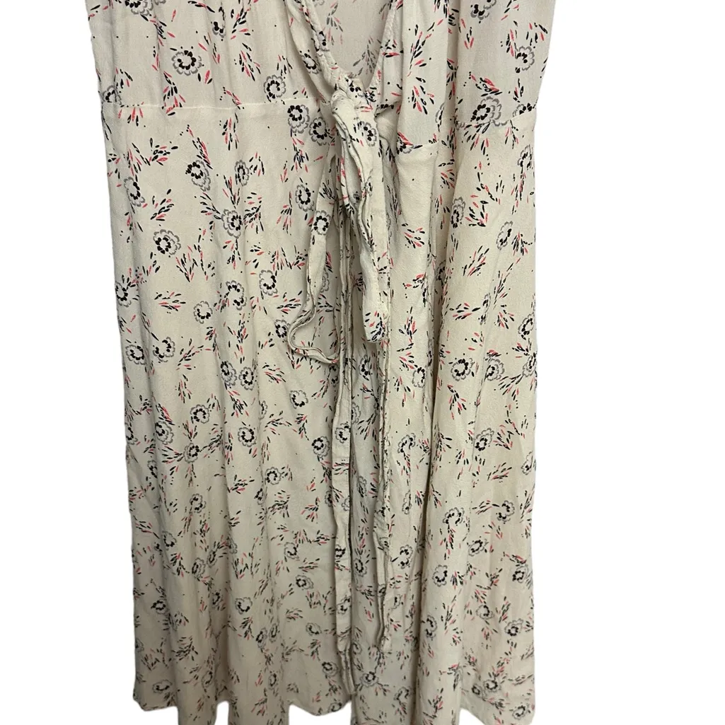 Sessin Chicama‎ cross over dress, printed viscose crepe - Image 3