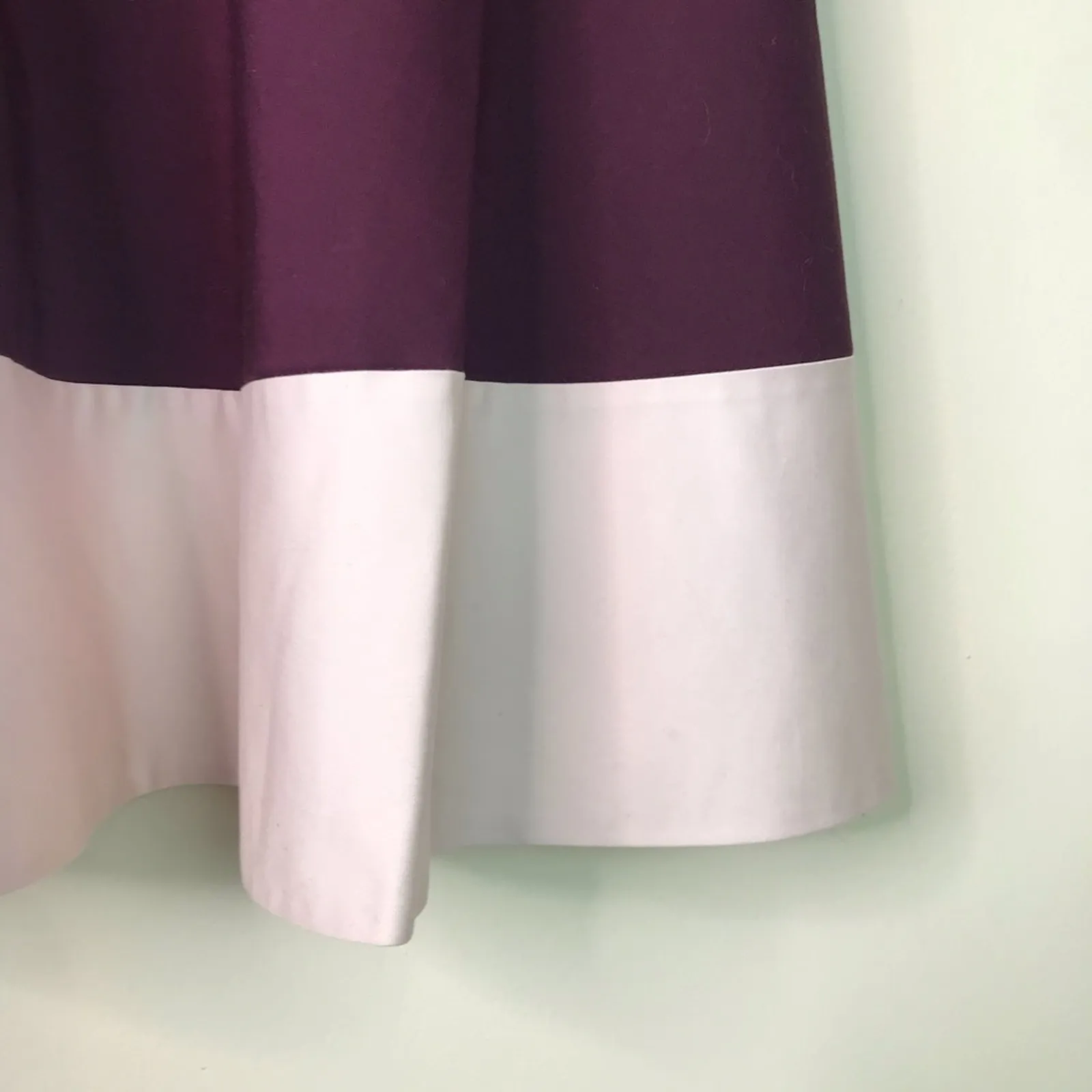 Kate Spade NY Fiorella Dress Maroon Red Pink Black White Fitted Waist Size 0 NWT - Image 6