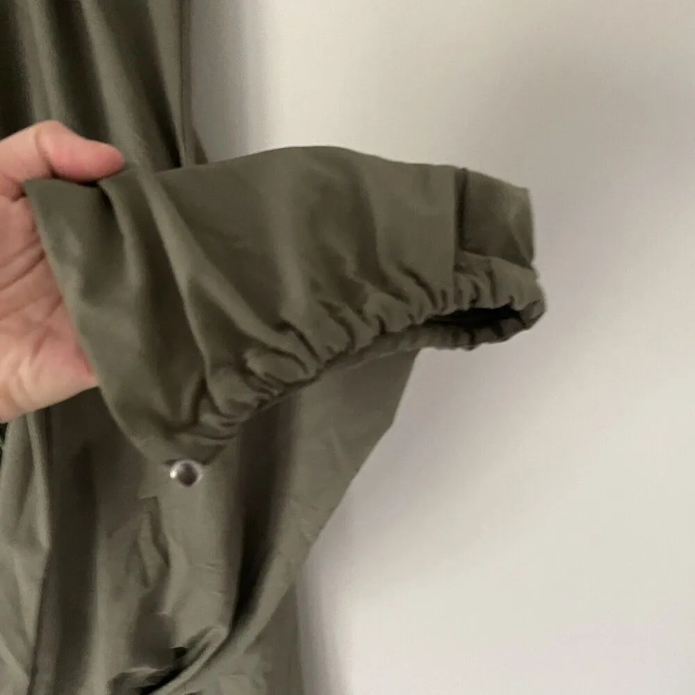 Abercrombie & Fitch Size XST Tall Traveler Jumpsuit Sleeveless Khaki Green - Image 4