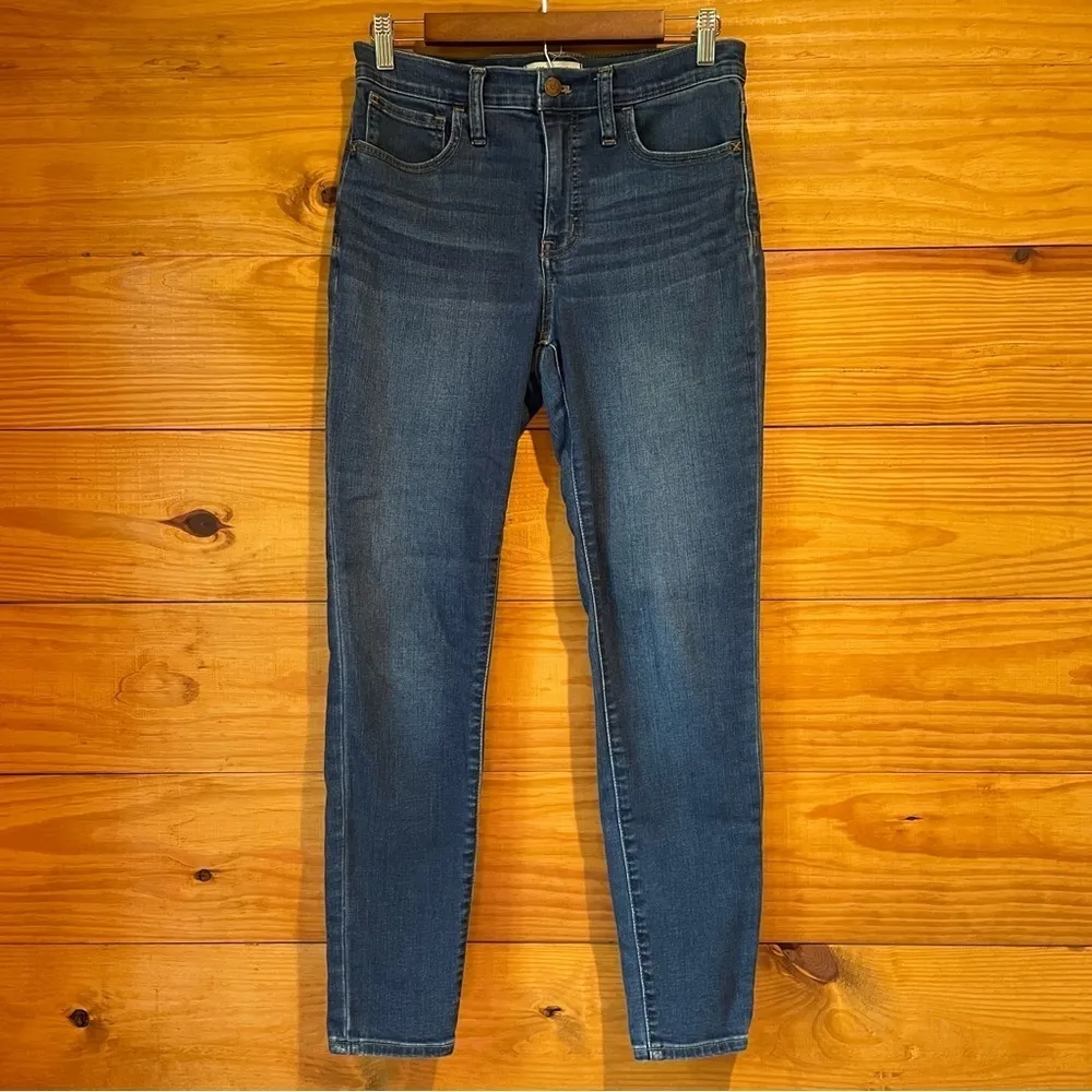Madewell Roadtripper High Rise Skinny Jeans in Jansen Wash 28 - Image 4