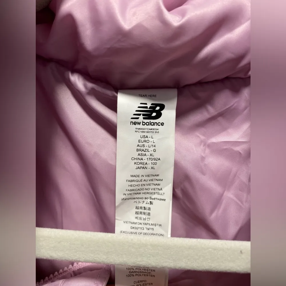 New NB New Balance Pink Vest - Image 4
