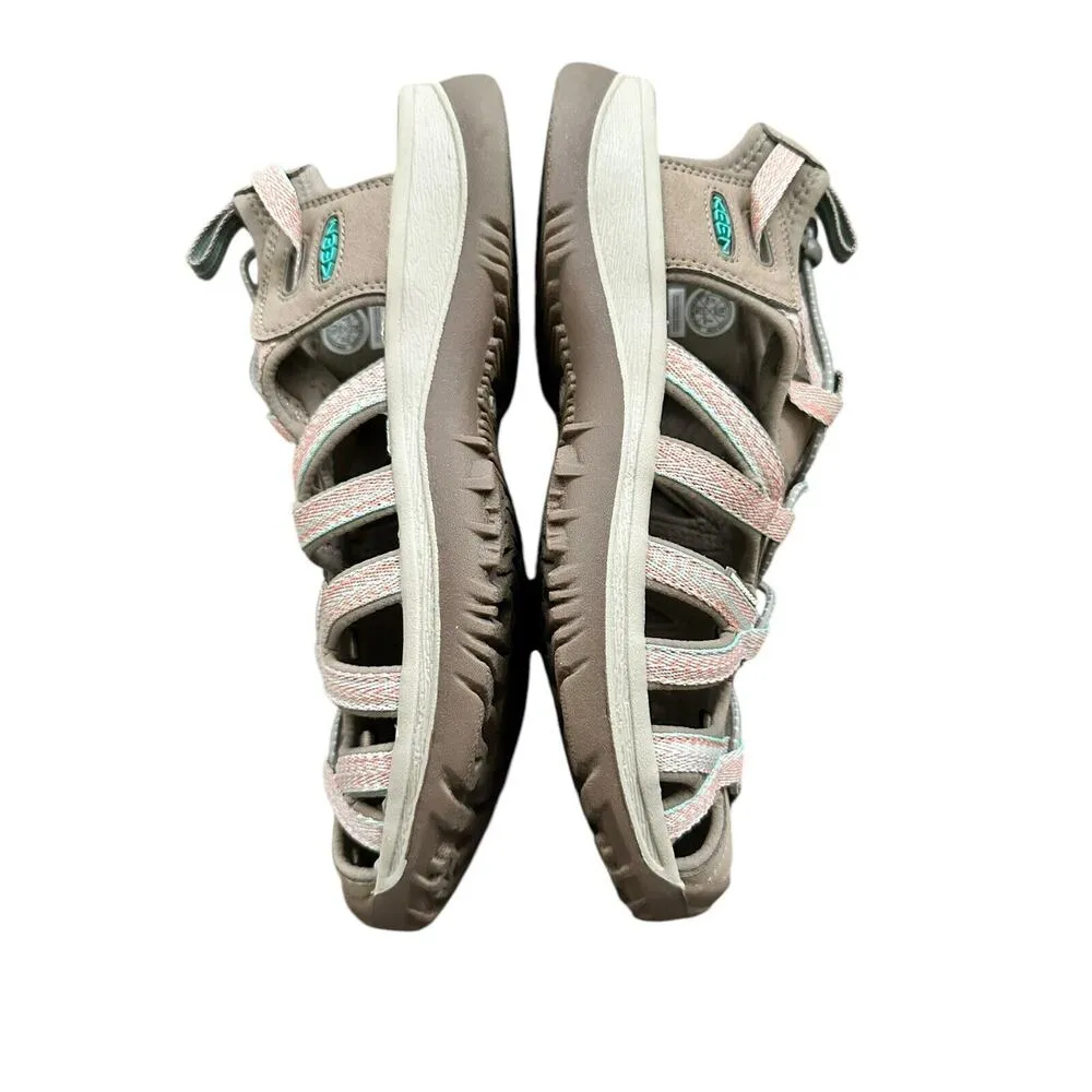 KEEN  Whisper Taupe/Coral waterproof outdoor  Sandal Size 10.5 NWB - Image 7