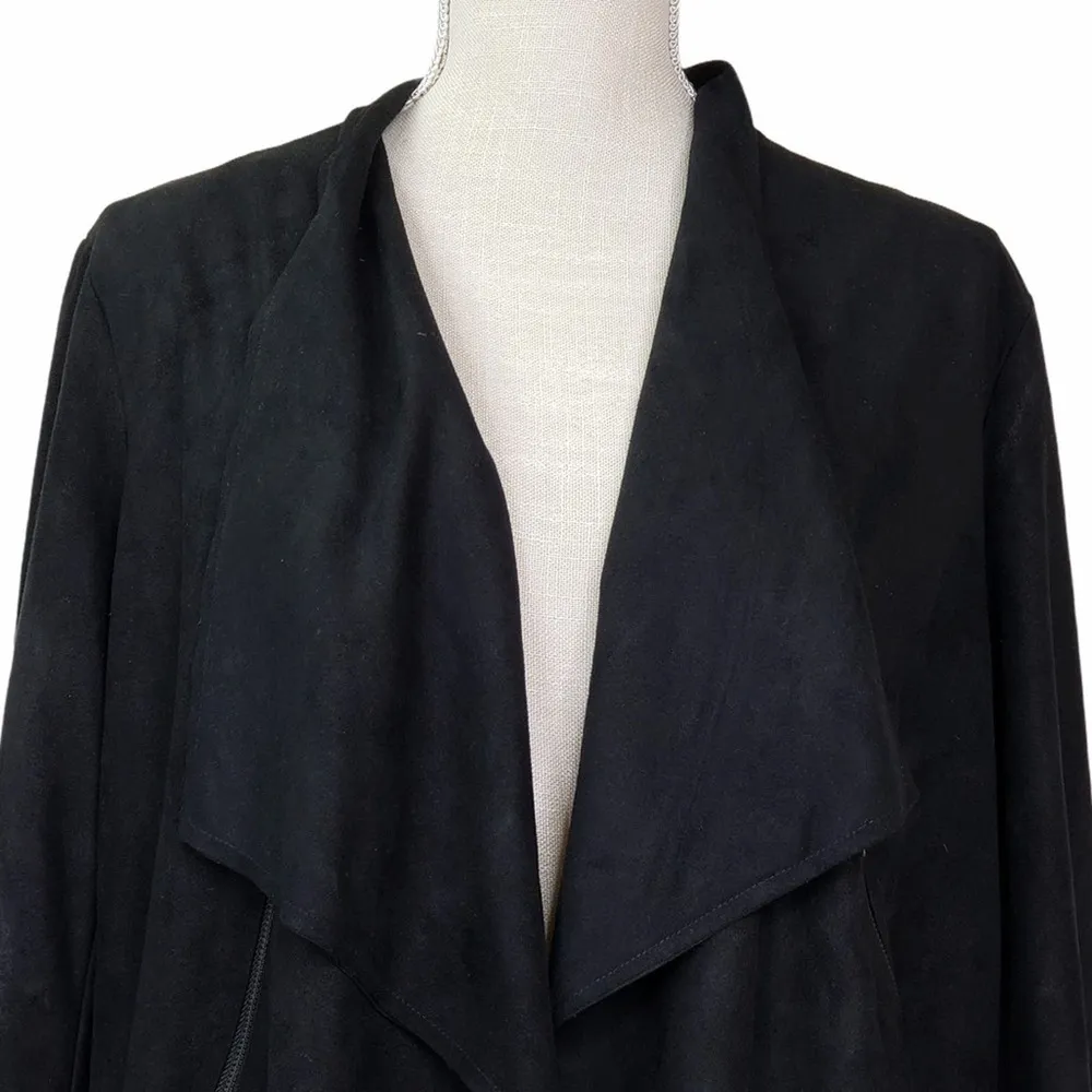 Rustic Cuff Rustic Royals Womens Large Black Waterfall Blazer Jacket - Image 5