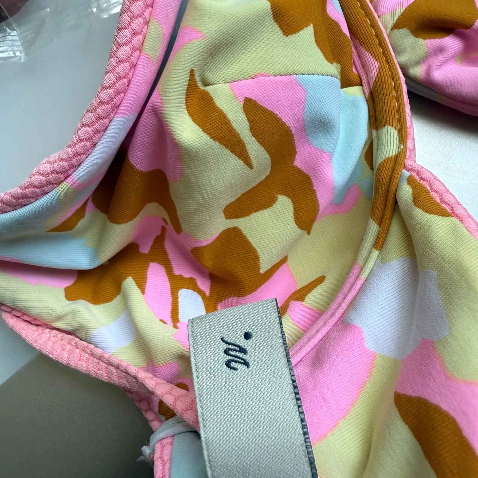 Maaji sz M Pink Reversible Bikini Set‎ High Waist Tie Back Swimwear - Image 5