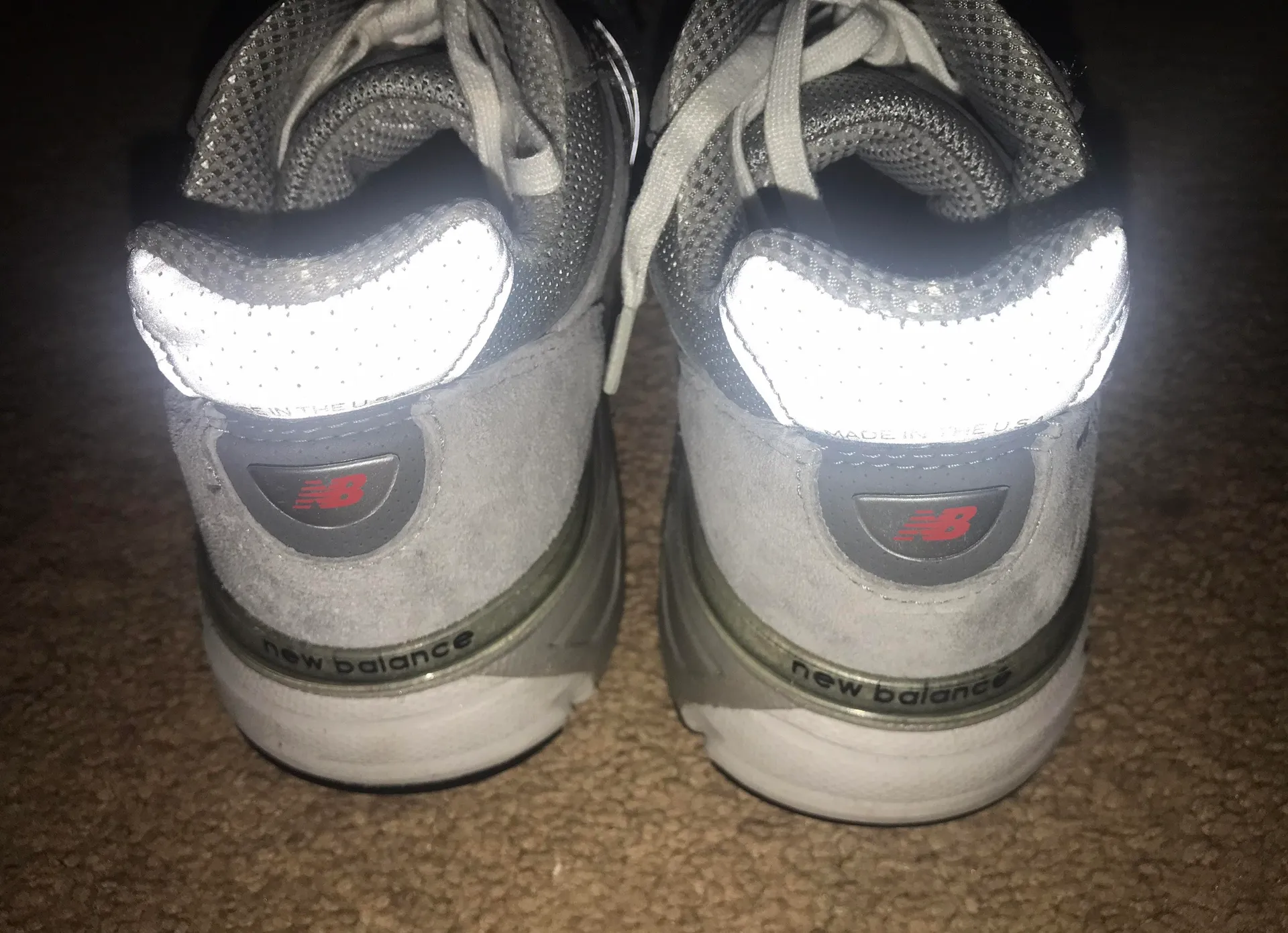New Balance 990 Gray Frat Daddy Shoes - Image 3