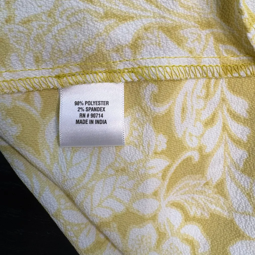 MSK Maxi Sundress Size Small Yellow EUC - Image 9