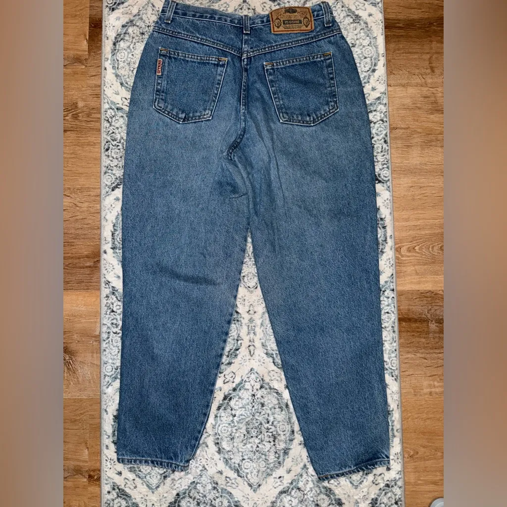 Gitano Vintage Women's Straight Leg Blue Jeans Size 12 - Image 6