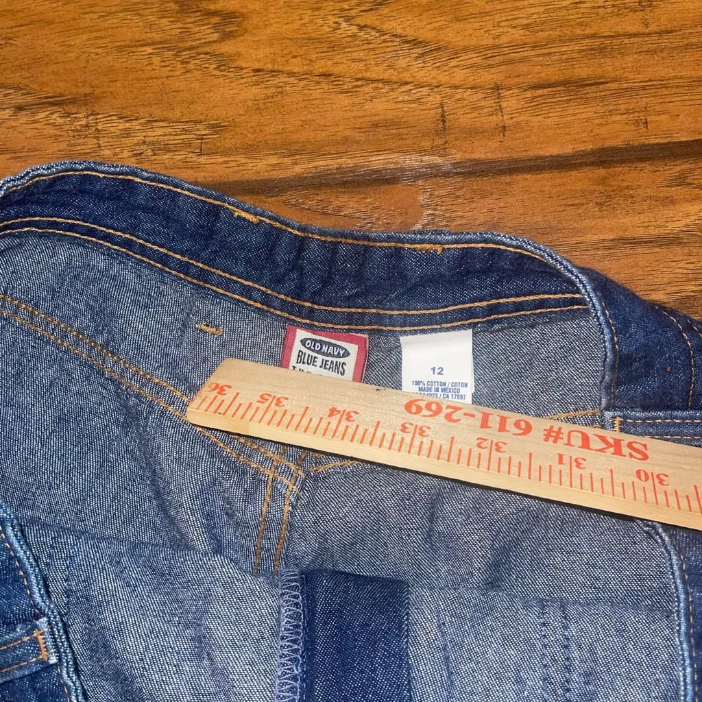 Denim Blue Women's Shorts vintage Old Navy woman’s size 12 - Image 6