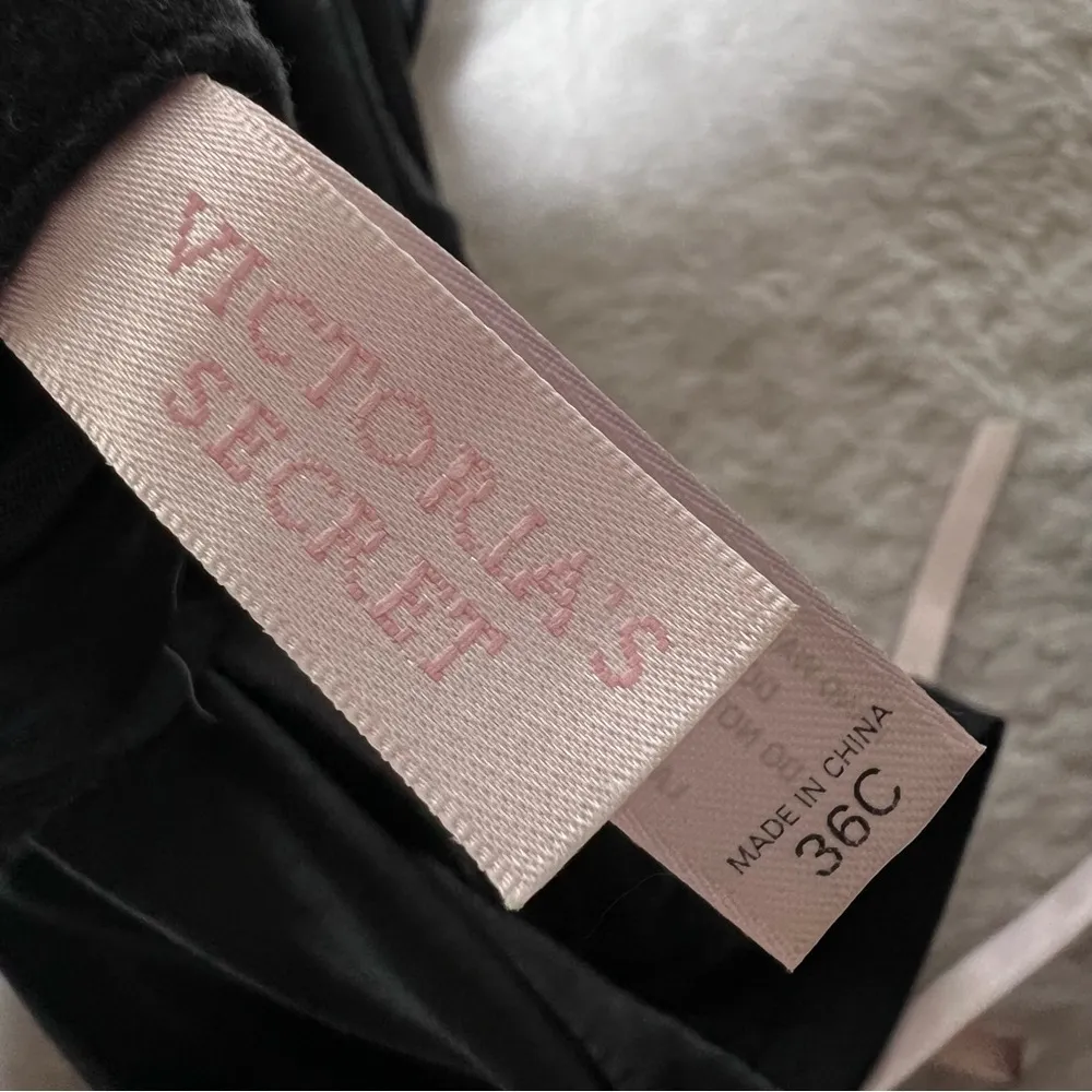 Victoria’s Secret Y2K Black Satin and Pink Bow Corset Bustier Top - Image 8