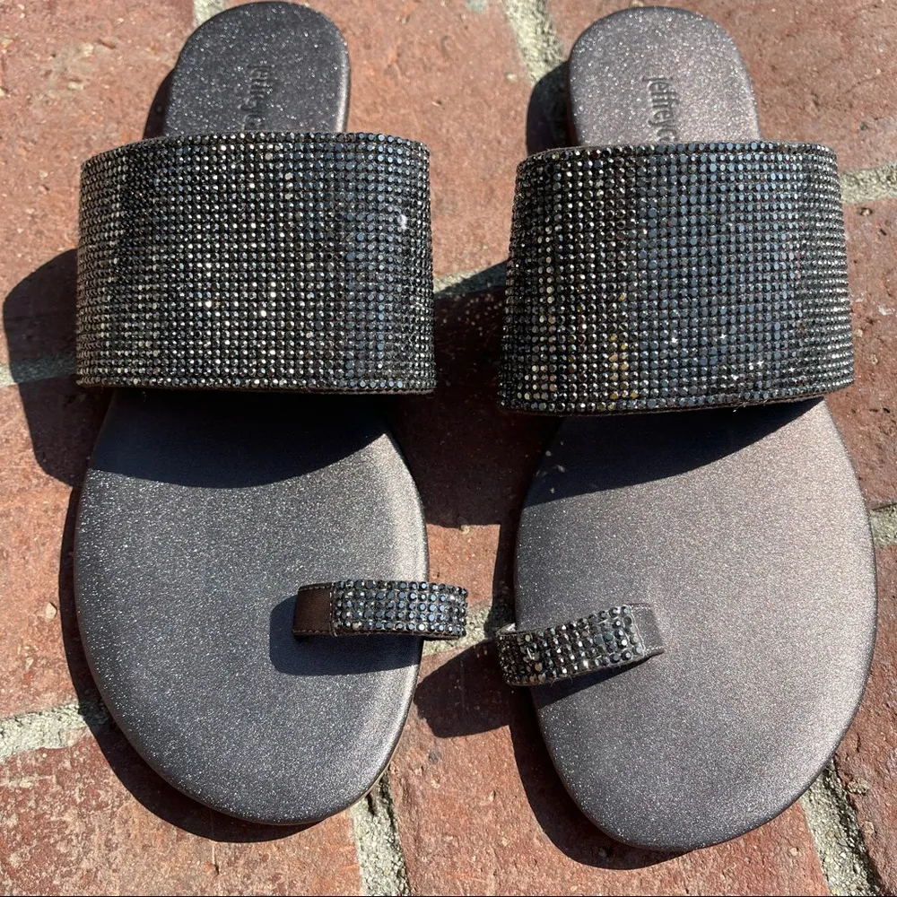 Jeffrey Campbell Jemma Slide Sandal Pewter Combo - Image 5