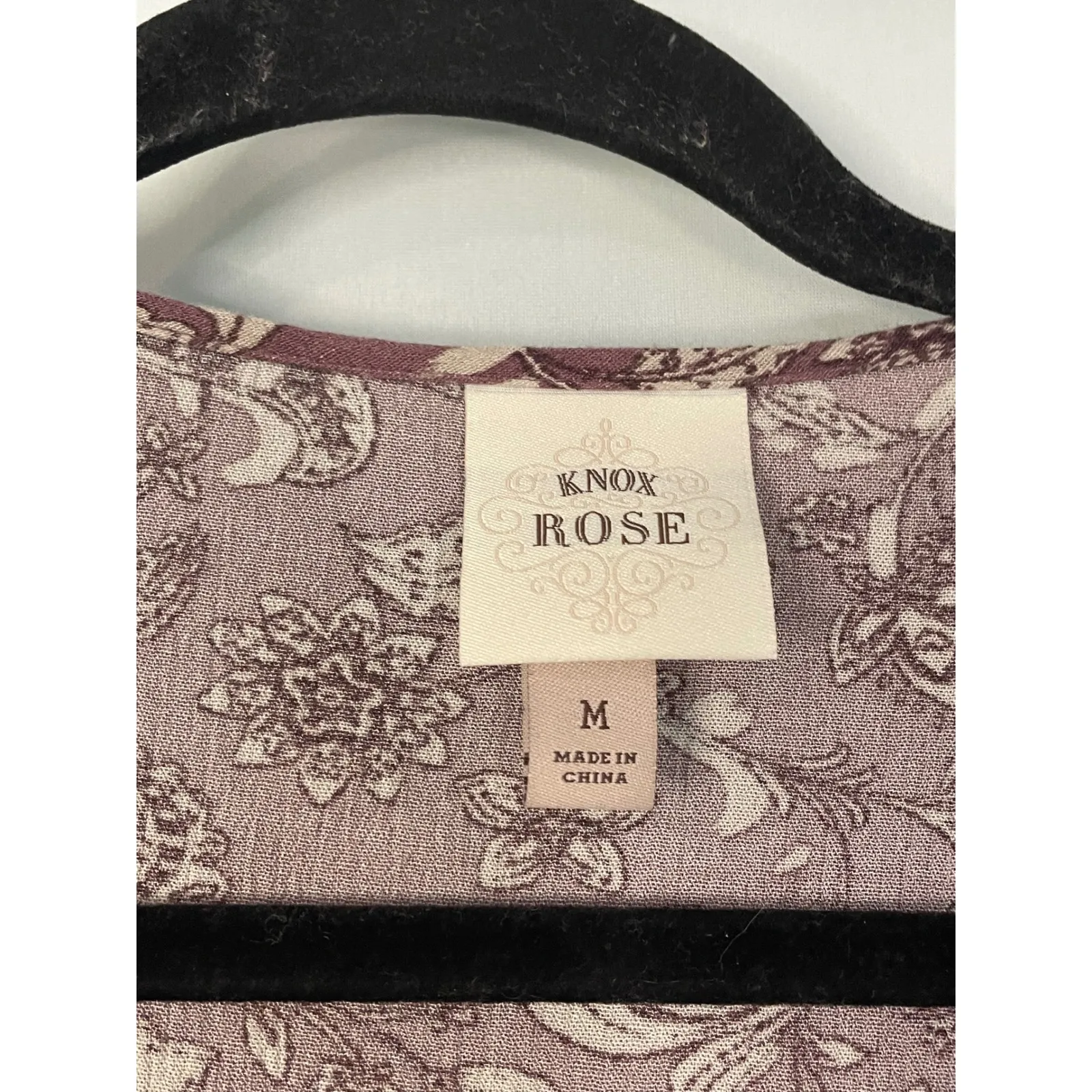 Knox Rose Women's Floral Wrap Maxi Dress Dusty Mauve Size Medium - Image 8