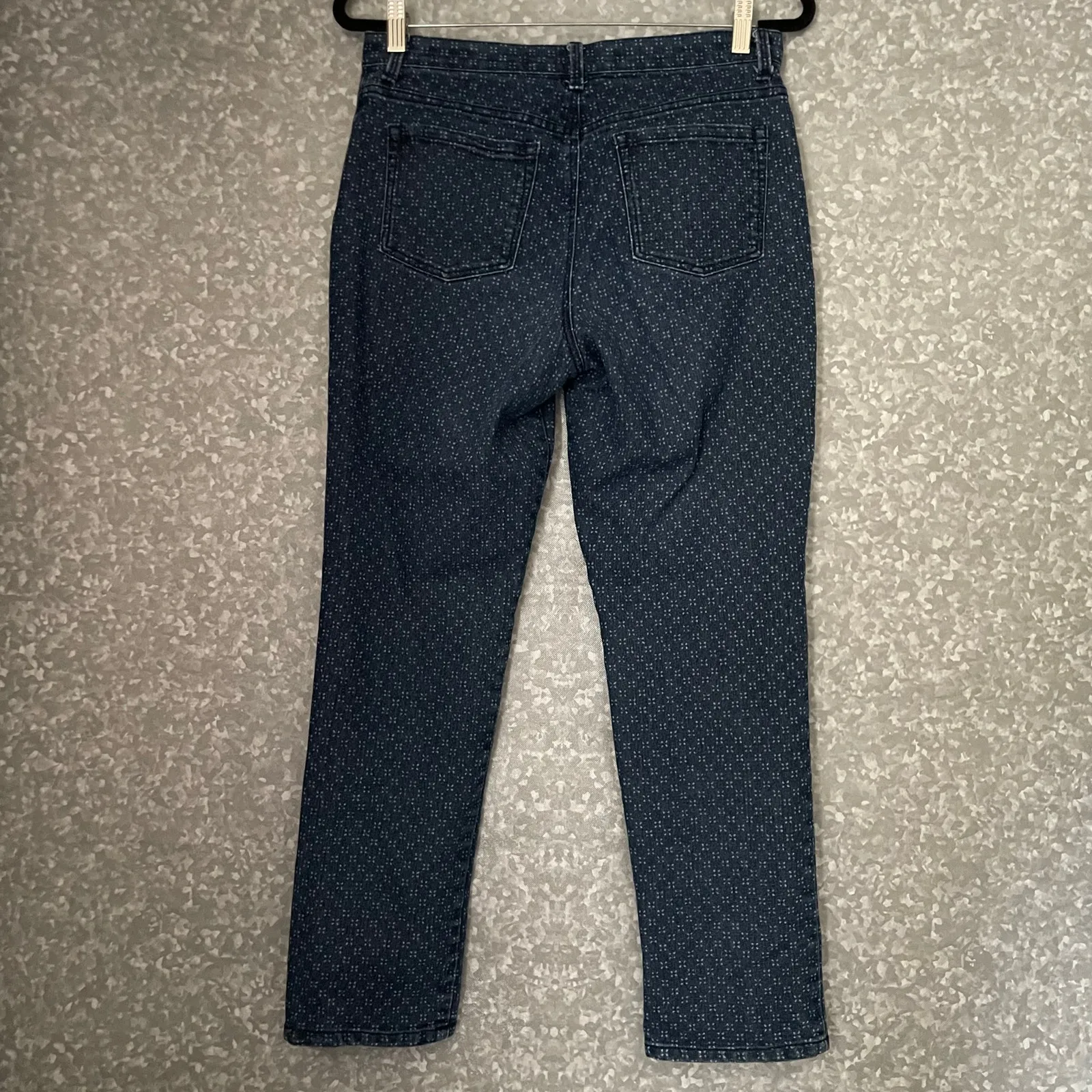 Gloria Vanderbilt Calico Floral Amanda Mid Rise Jeans - Size 8 Short - Cottage - Image 8