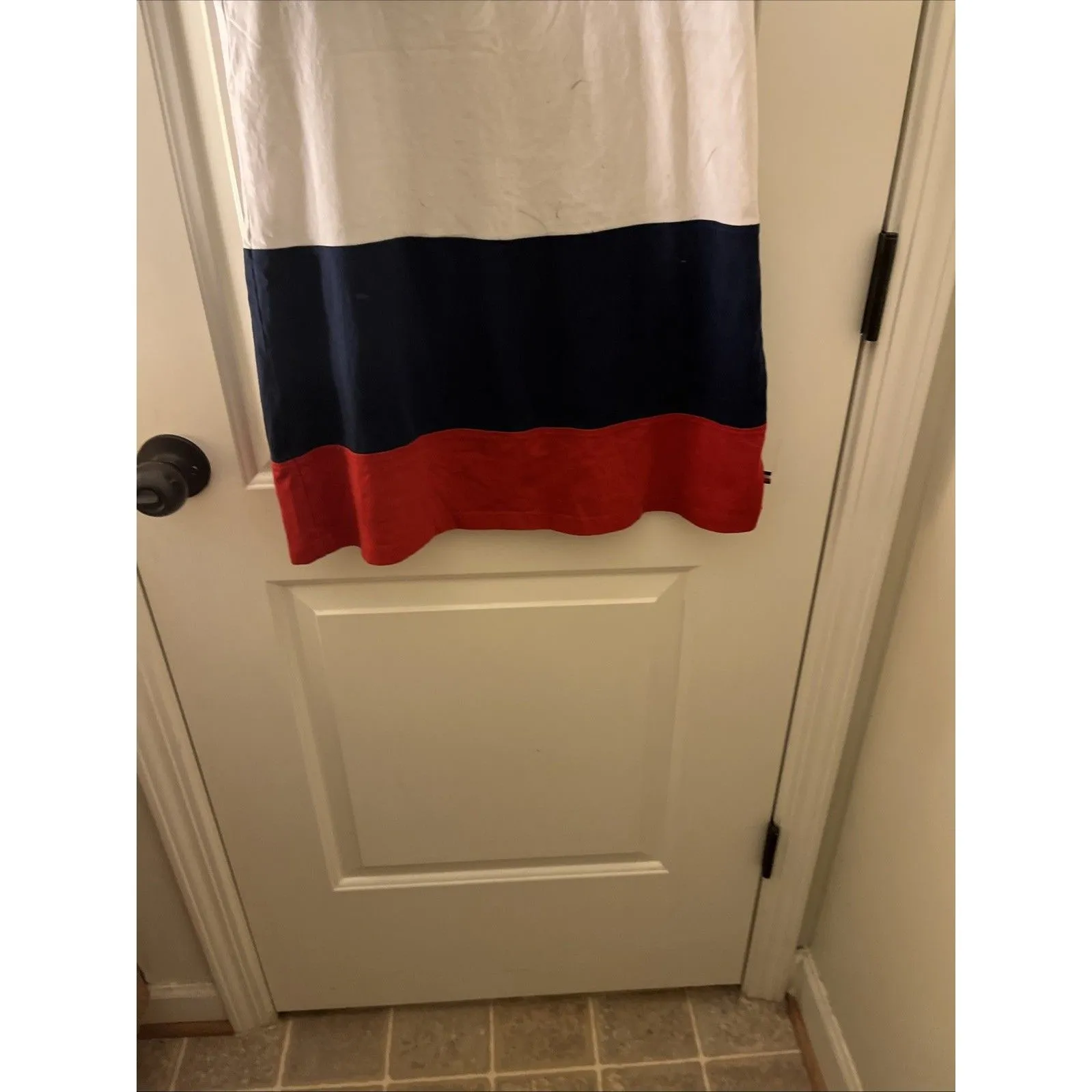 Tommy Hilfiger Striped T-Shirt Dress Multicolor Women's Juniors Size L (12/14) - Image 4