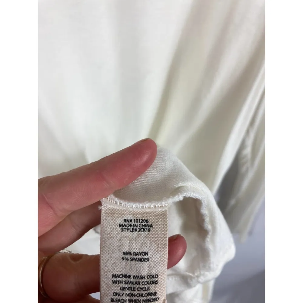 Soft Surroundings  Precious Pleat Tunic Tee size medium - Image 4