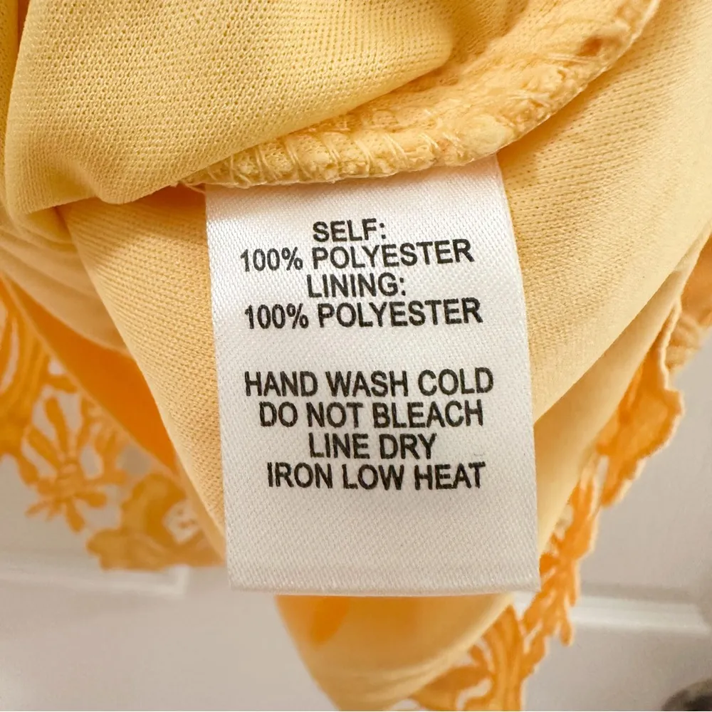 Lulu’s Love Poem Lace Mini Dress Yellow sz XS - Image 10