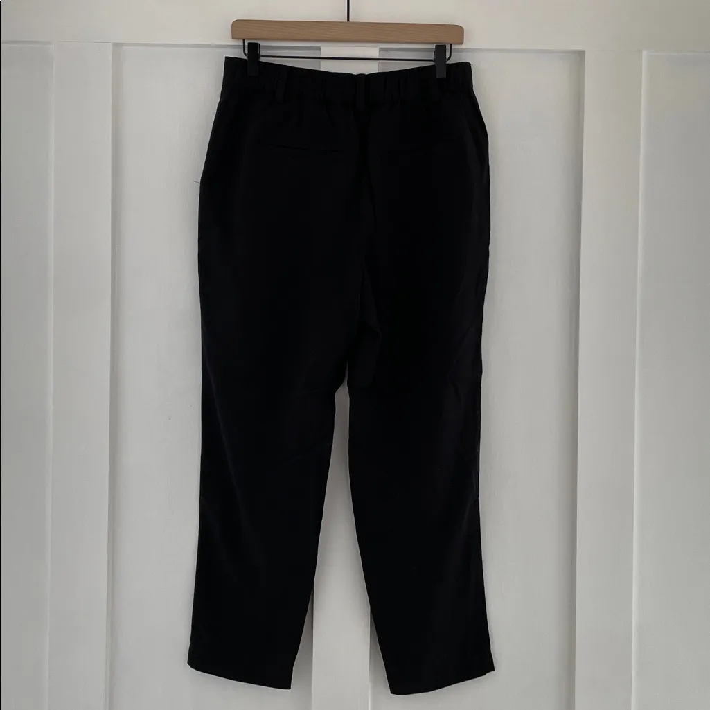 LOFT Emory Taper Pants High Rise Ankle Length Business Career Black Size 6 NWT - Image 8