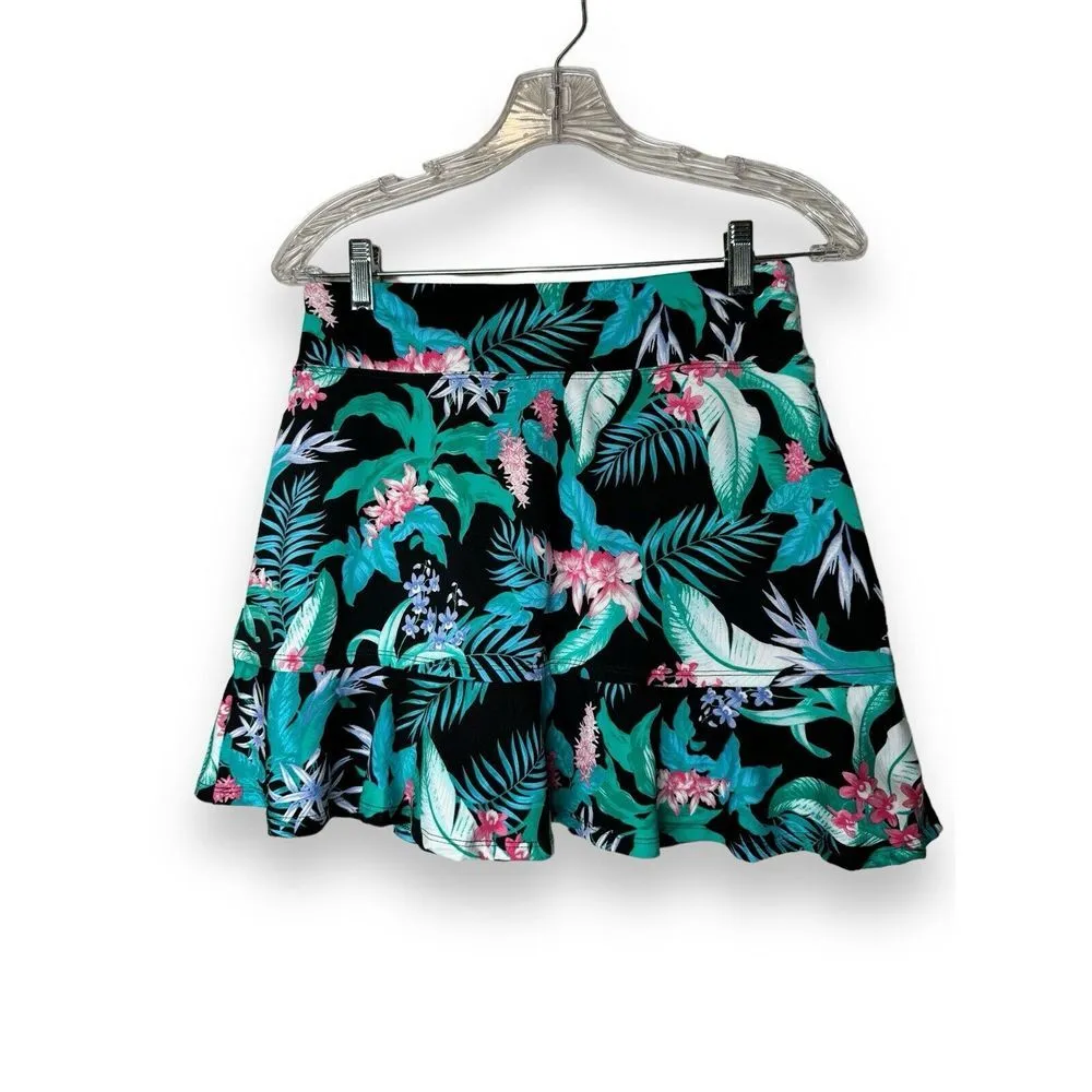 Tommy Bahama Golf Tennis Skort Size S Small Stretch UPF 50 Tropical Print NWOT - Image 2