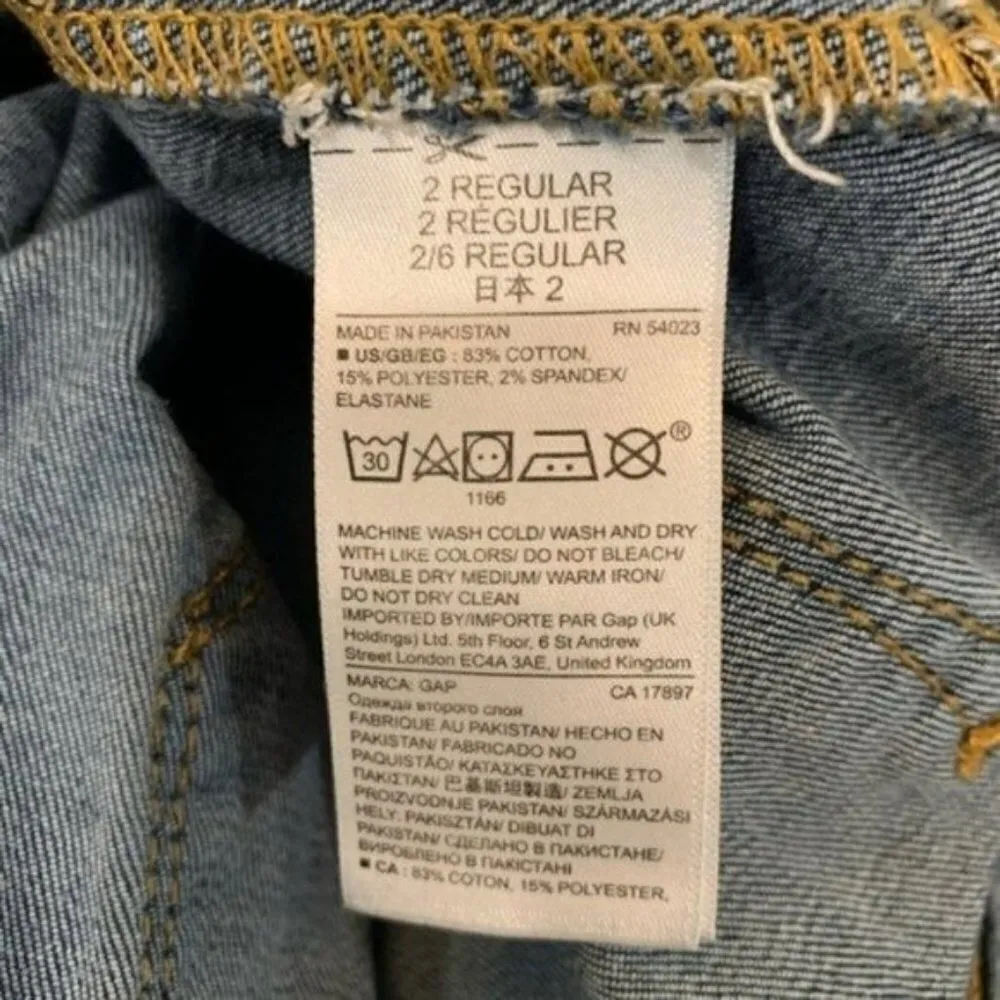 Gap 1969 Gap for Good Easy Leggings Dark Wash Women’s Size 26 R - Image 6