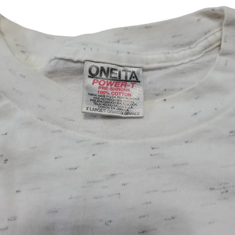 Vintage Oneita Shirt Size XL Austrian Drinking Team Graphic Shirt Single Stitch T-Shirt Unisex T-Shirt - Image 8