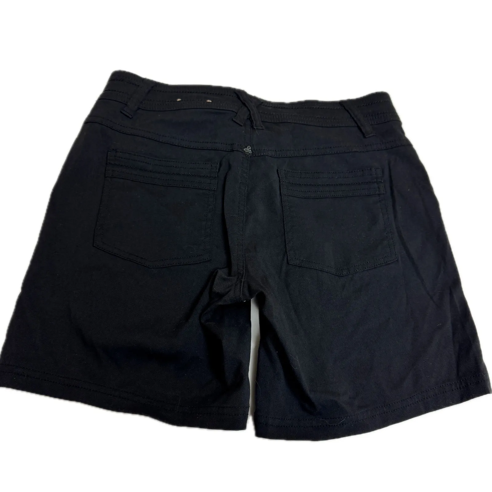 Prana Shorts Womens Size 2 Black Olivia Travel Hiking Outdoors Bermuda - Image 4