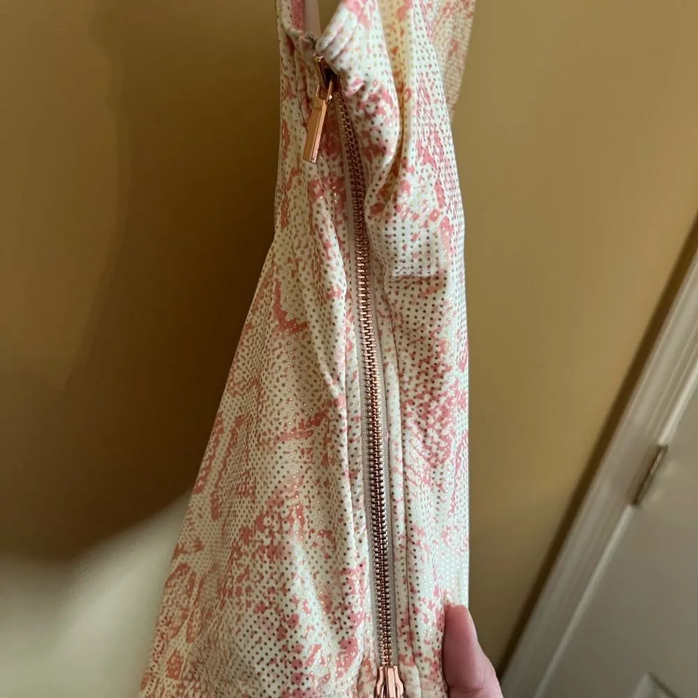 Carman Marc valvo pink snakeskin one piece 12 - Image 5