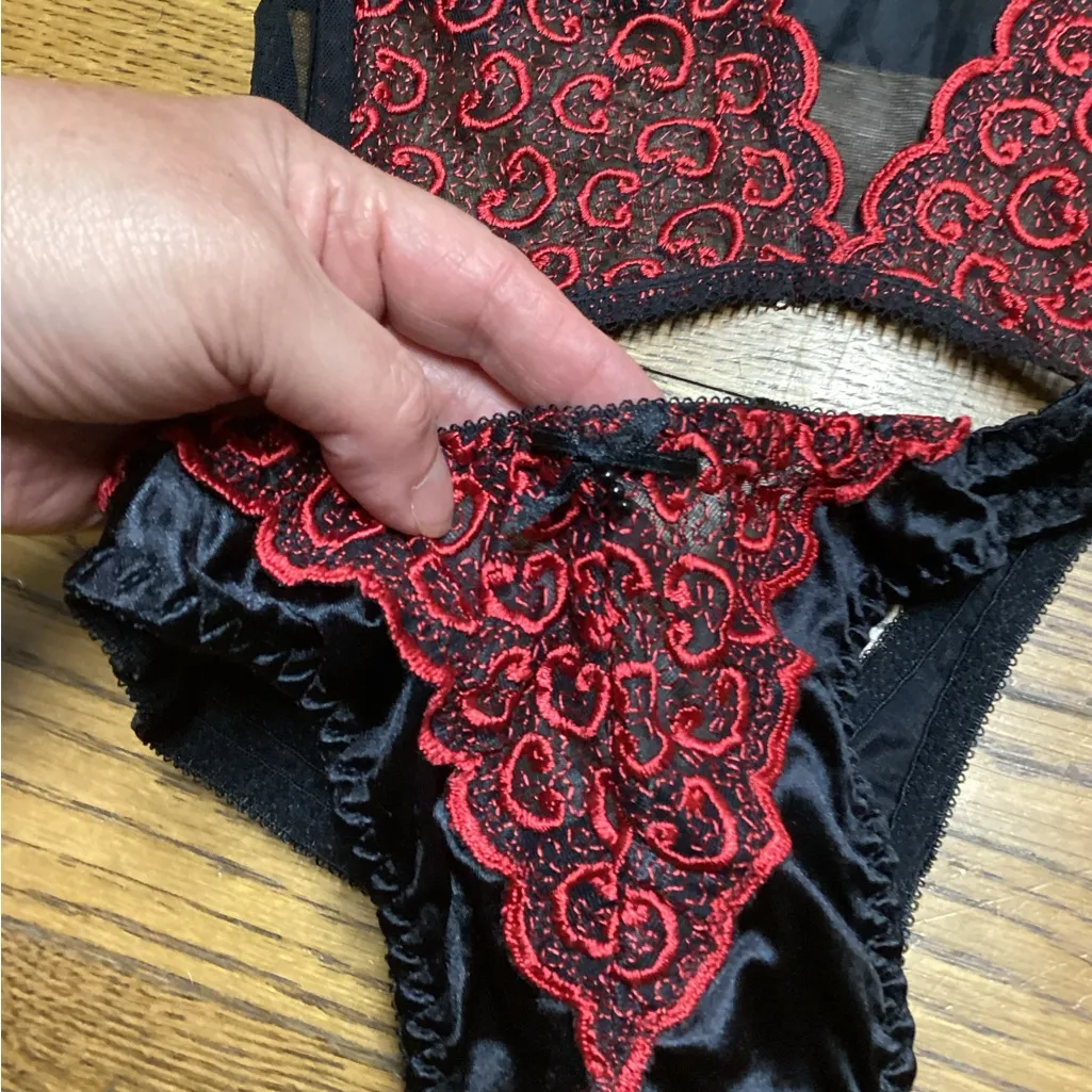 Vintage Cacique lingerie set.  34C/medium - Image 5