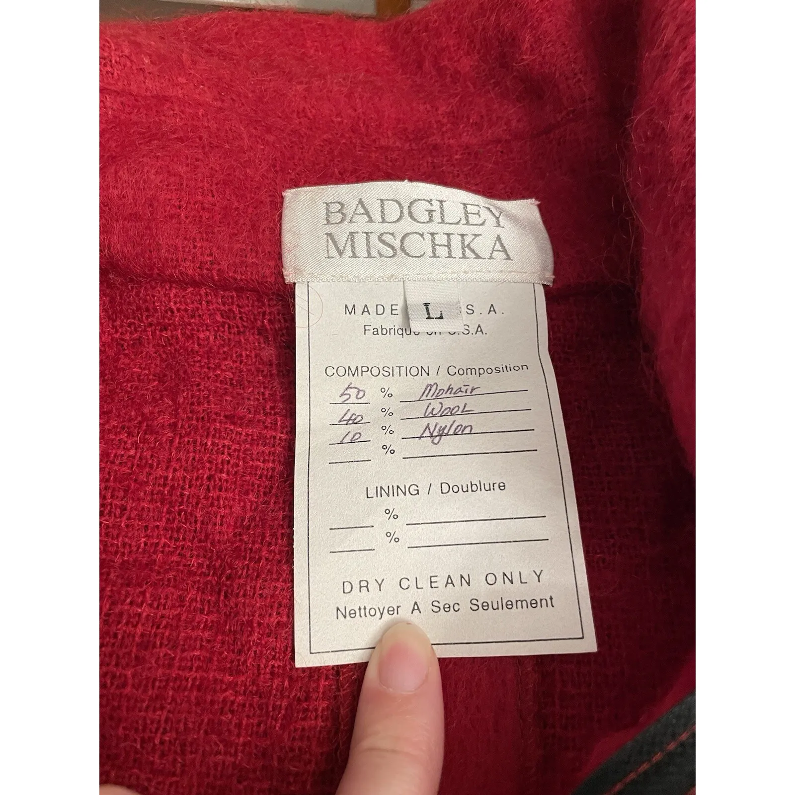 Vintage Badgley‎ Mischka Cape Sweater - Image 2