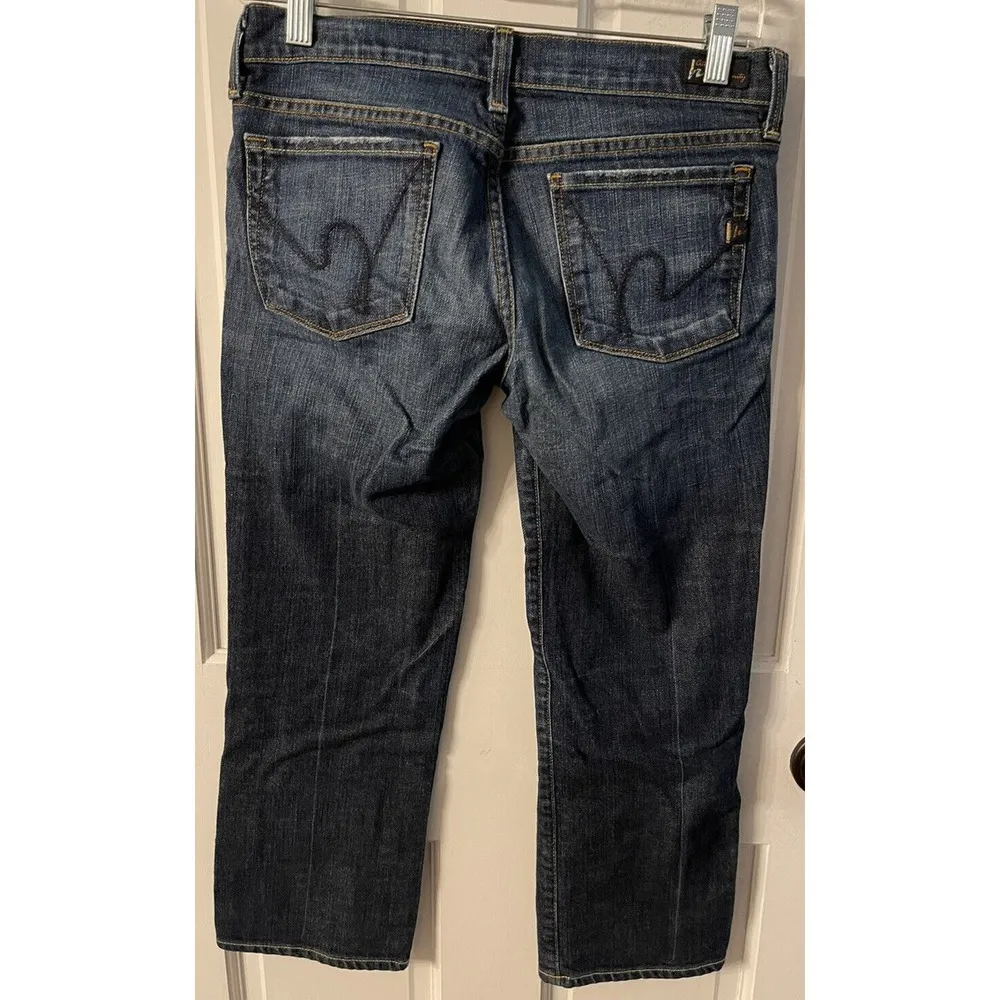 Citizens of Humanity Jeans Size 27 Womens Kelly Stretch # 063 Low Waist Cropped - Image 2