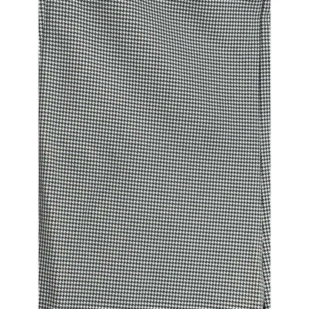 Rag & Bone Simone Pant Italian Herringbone Slim Fit Cropped Black & White Size 0 - Image 3