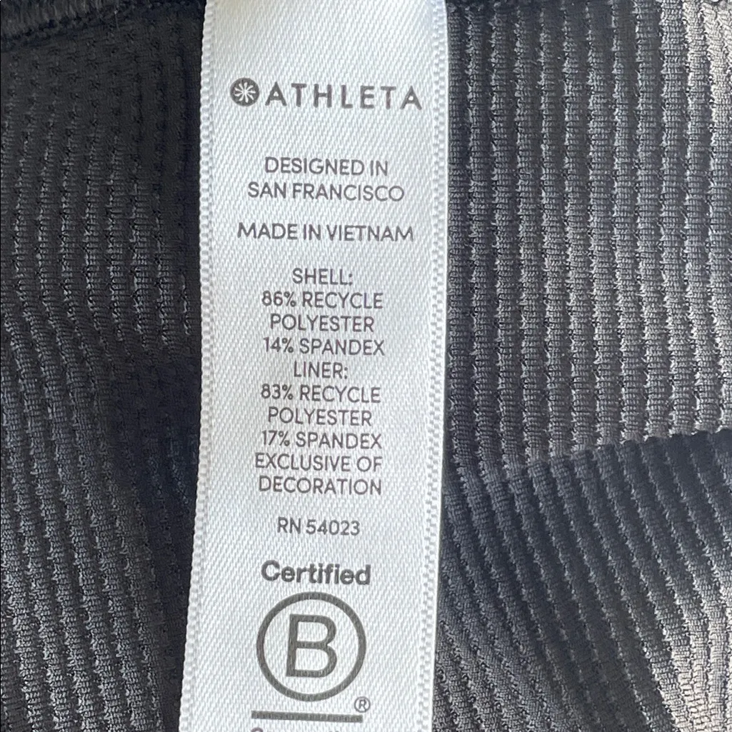 Athleta Black Expedition Skort Dress Romper with Zipper and Drawstring - Image 8