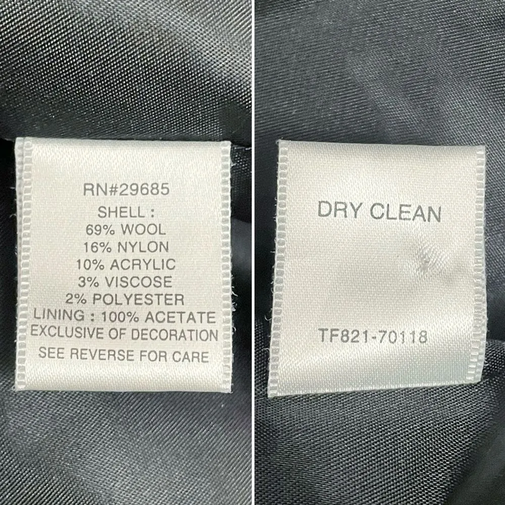 Pendleton Pink Purple Plaid Wool Blend Jacket Blazer Size 16 Black Trim Tweed - Image 10