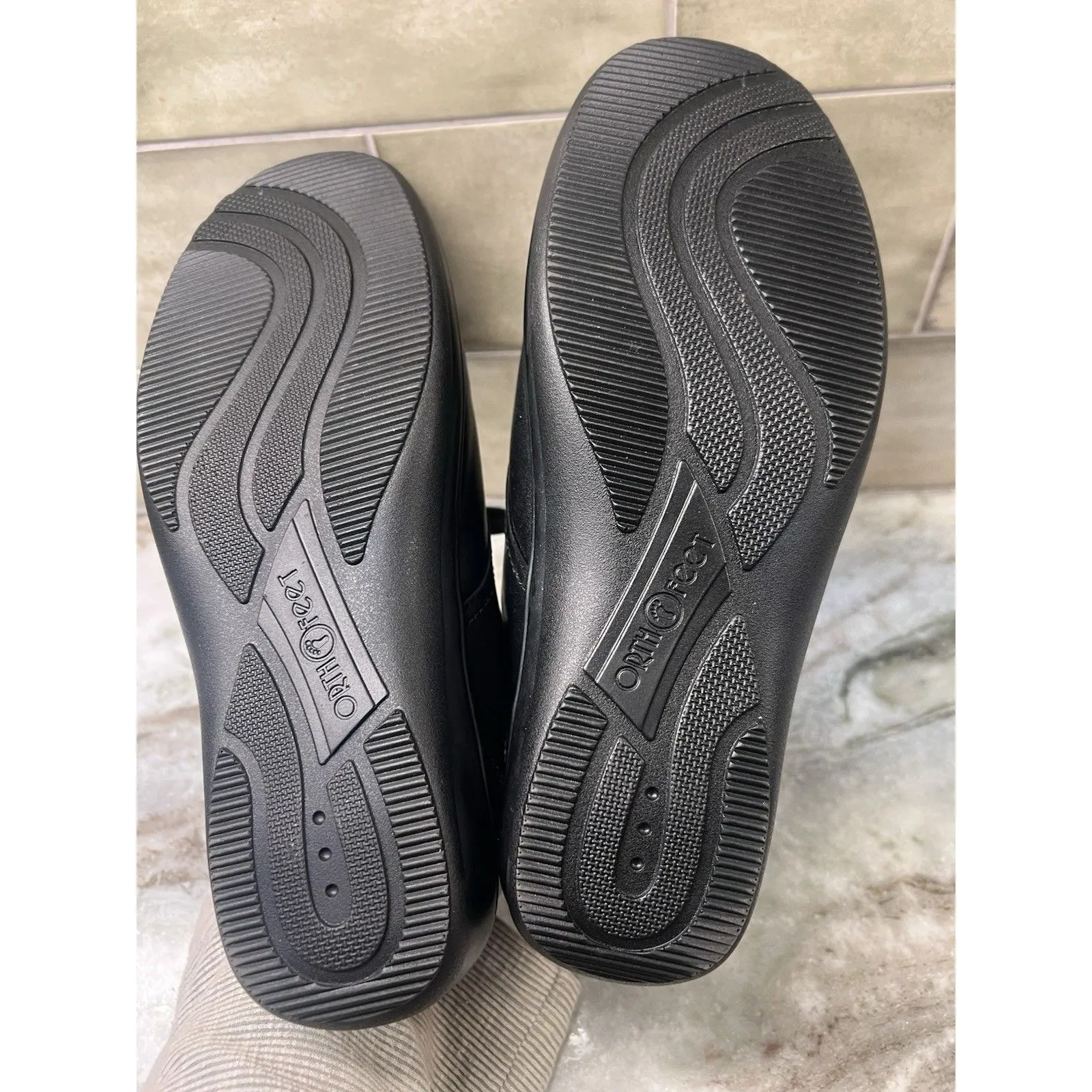 Orthofeet Lake Charles 701 Lace Up Shoe Womens Size 8 D/regular Black Leather - Image 9