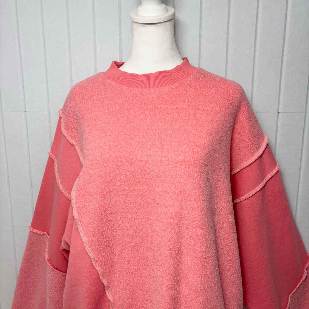 BDG Women's Pink Crew Neck Sweatshirt size L - Image 2