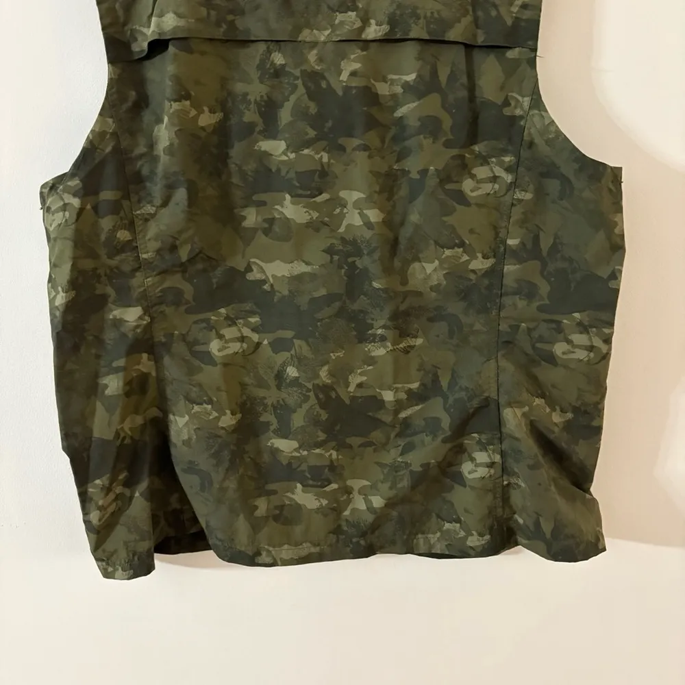 Eddie Bauer Camouflage Green Vest 2XL - Image 10
