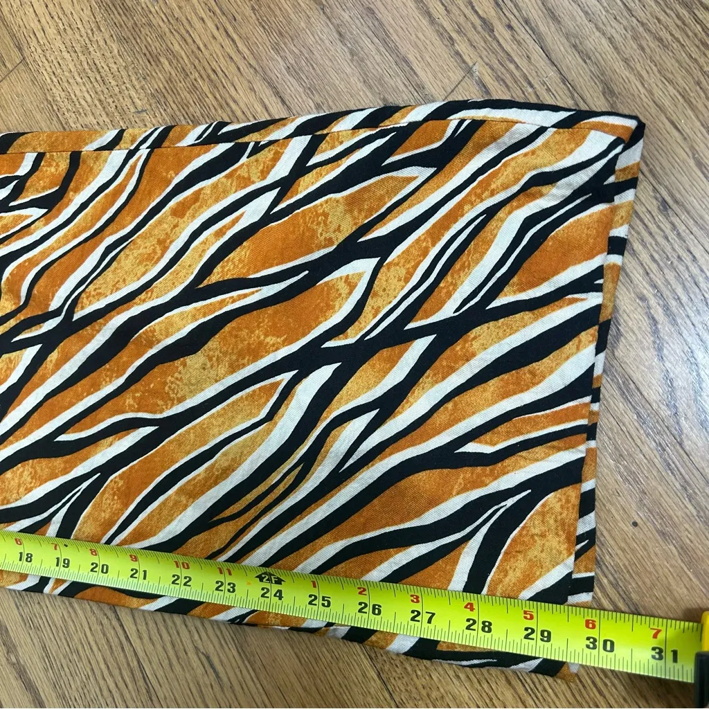 HAVER + BLAIR Artsy Airy Flowy Straight Leg Drawstring Pants Size M Orange Size M - Image 14